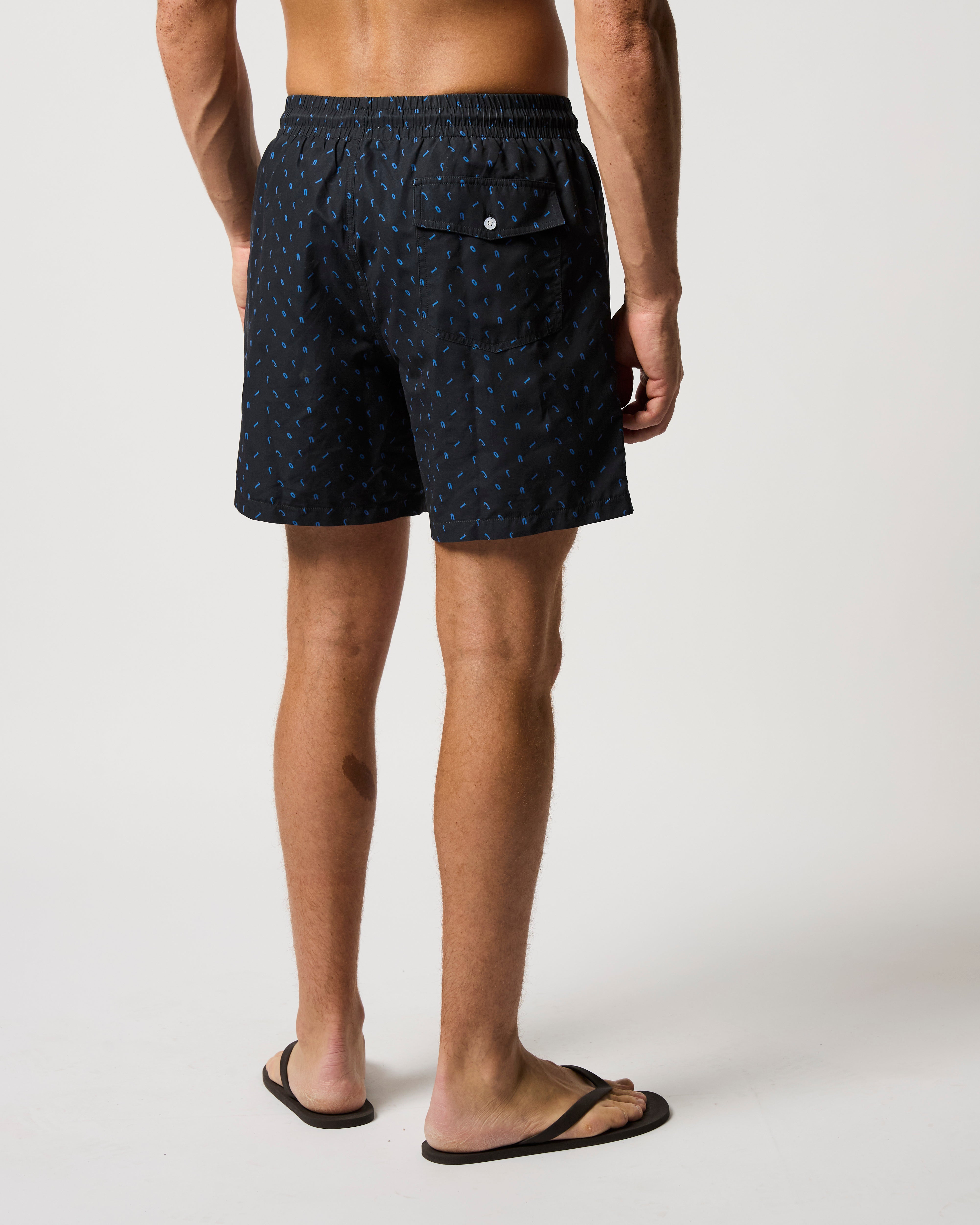 Coszus Blueprint Blue Swim Shorts