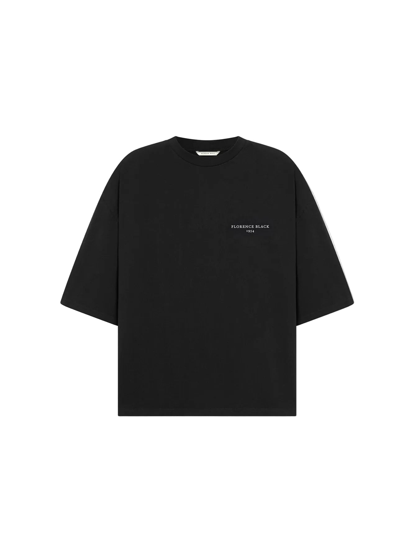 Florence Black 1954 Oversized Black T-Shirt