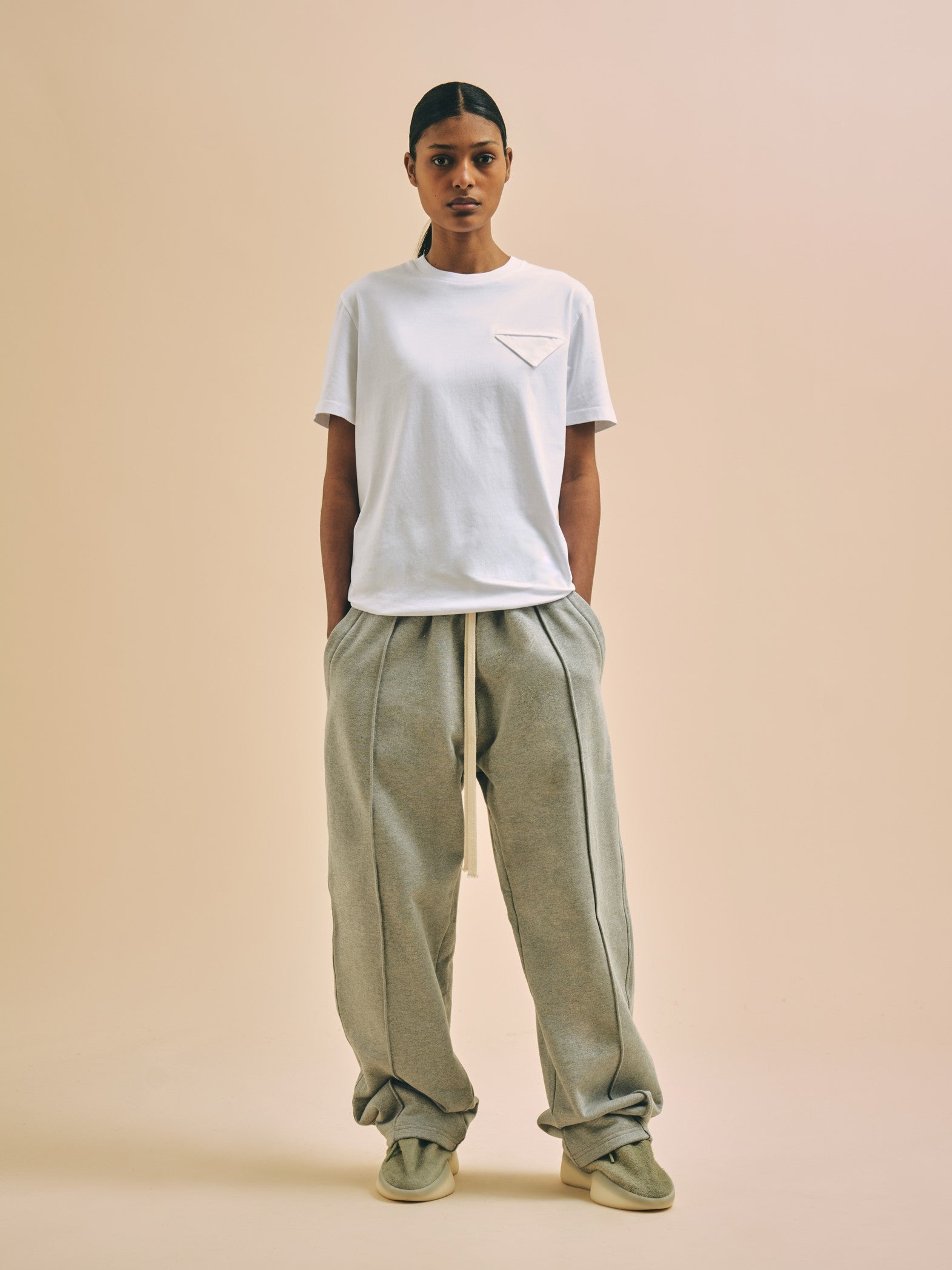 Florence Black Milano Pocket White T-Shirt