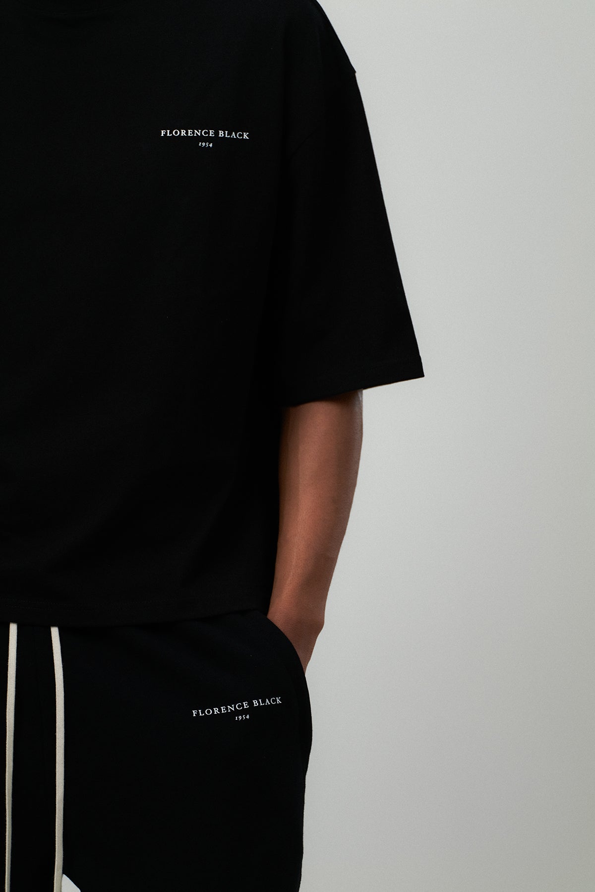Florence Black 1954 Oversized Black T-Shirt