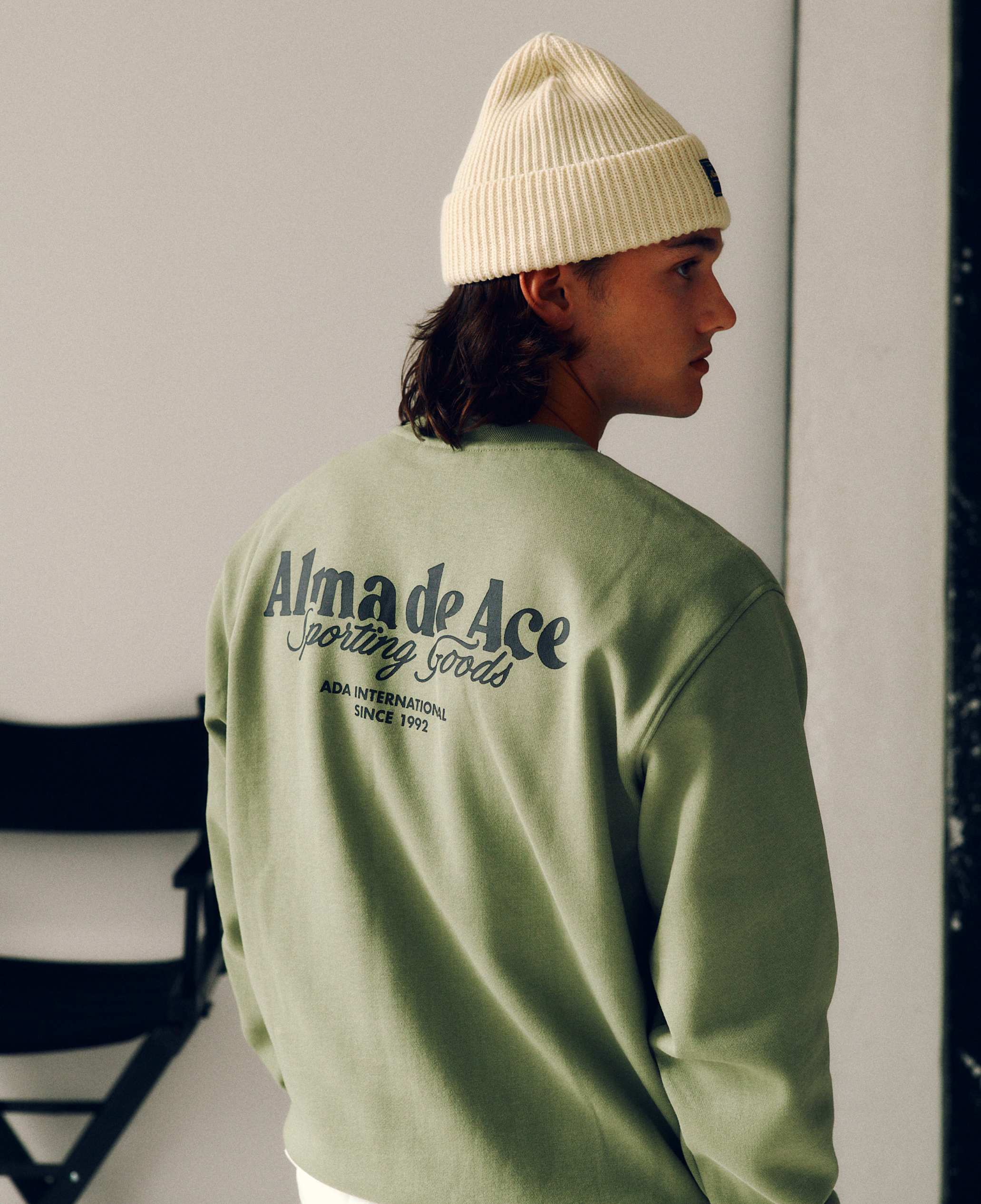 Alma De Ace Sporting Goods Light Green Sweatshirt
