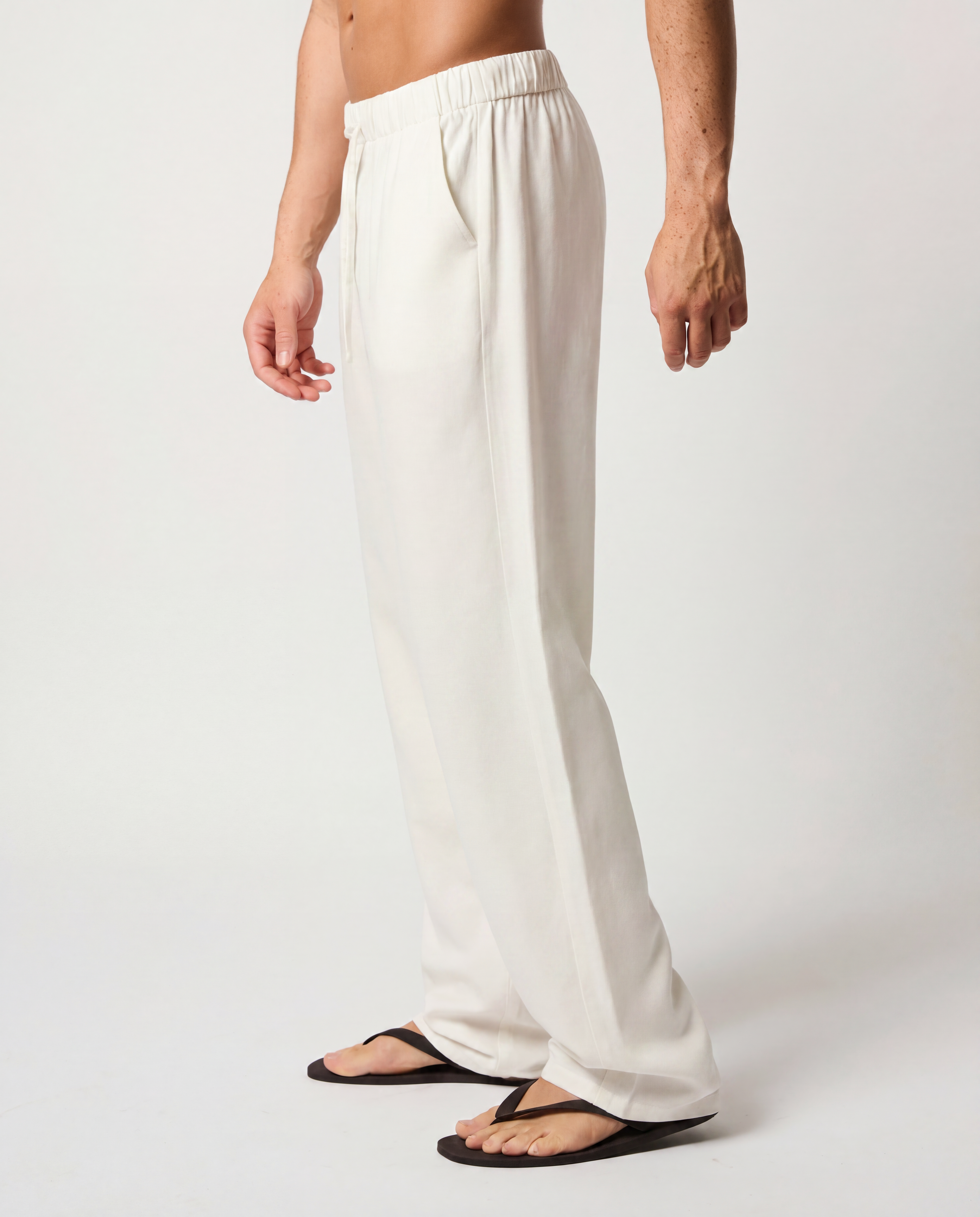 Coszus Relaxed Linen Sand Pants