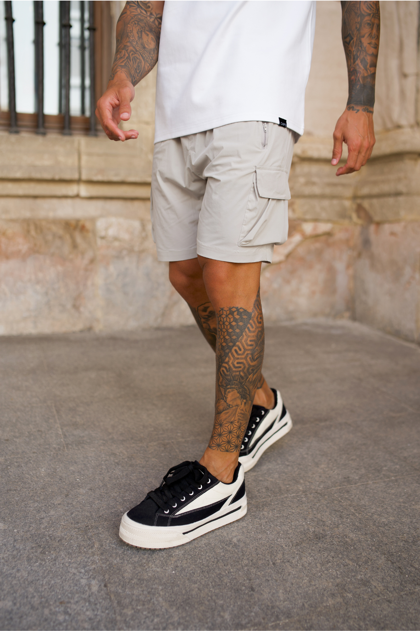 CAPO Lightweight Stone Cargo Shorts