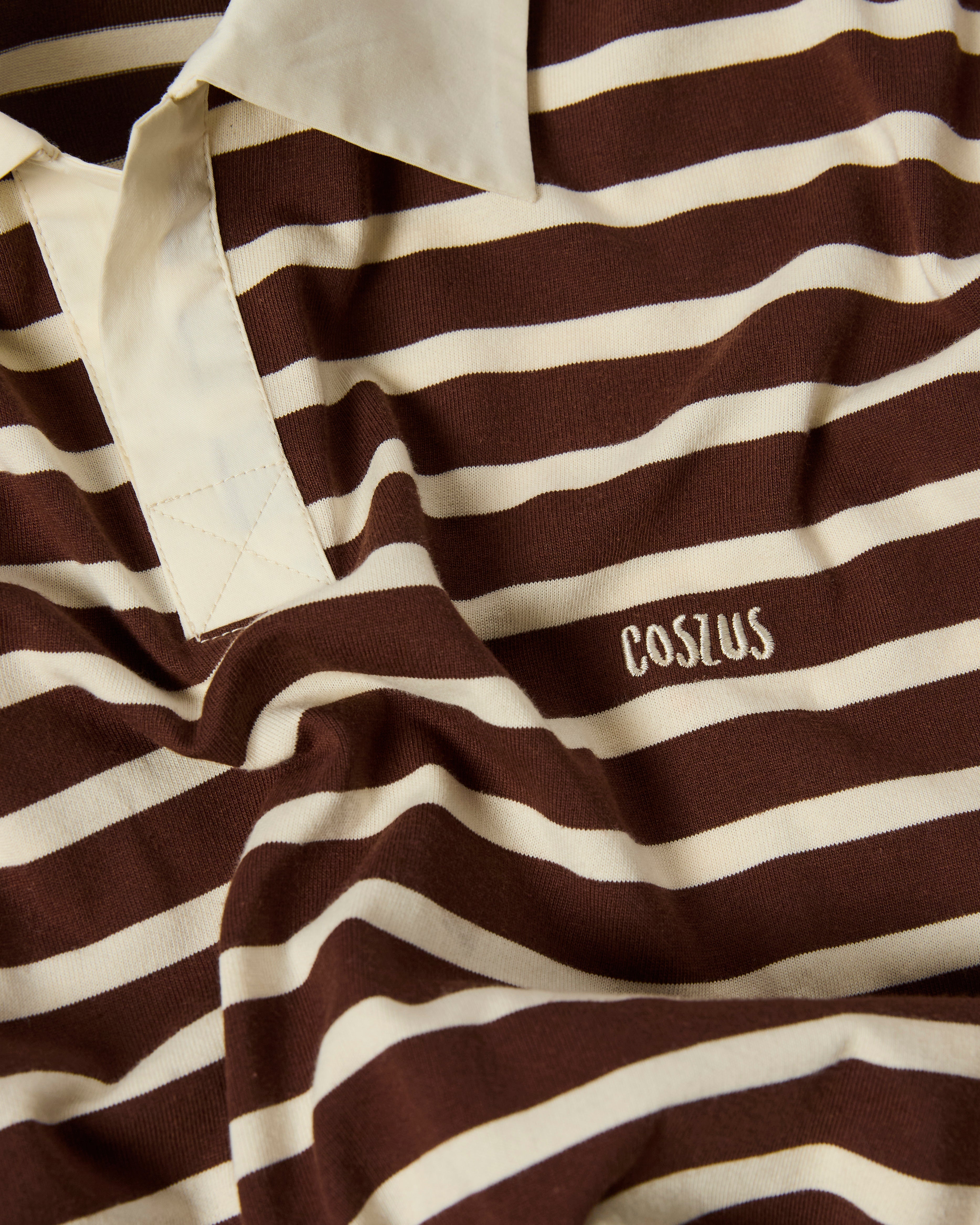 Coszus Contrast Brown Polo Shirt