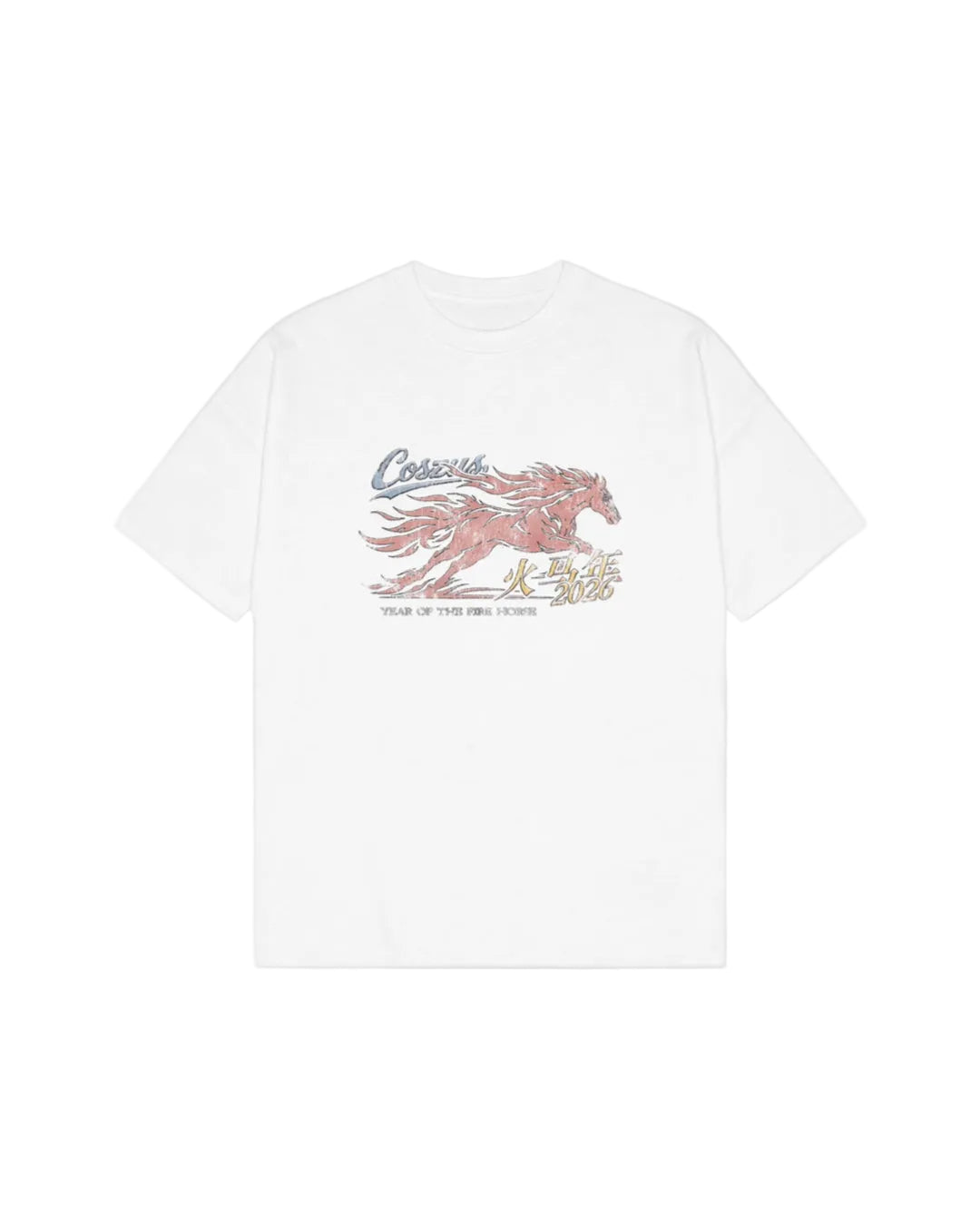 Coszus Firehorse White T-Shirt