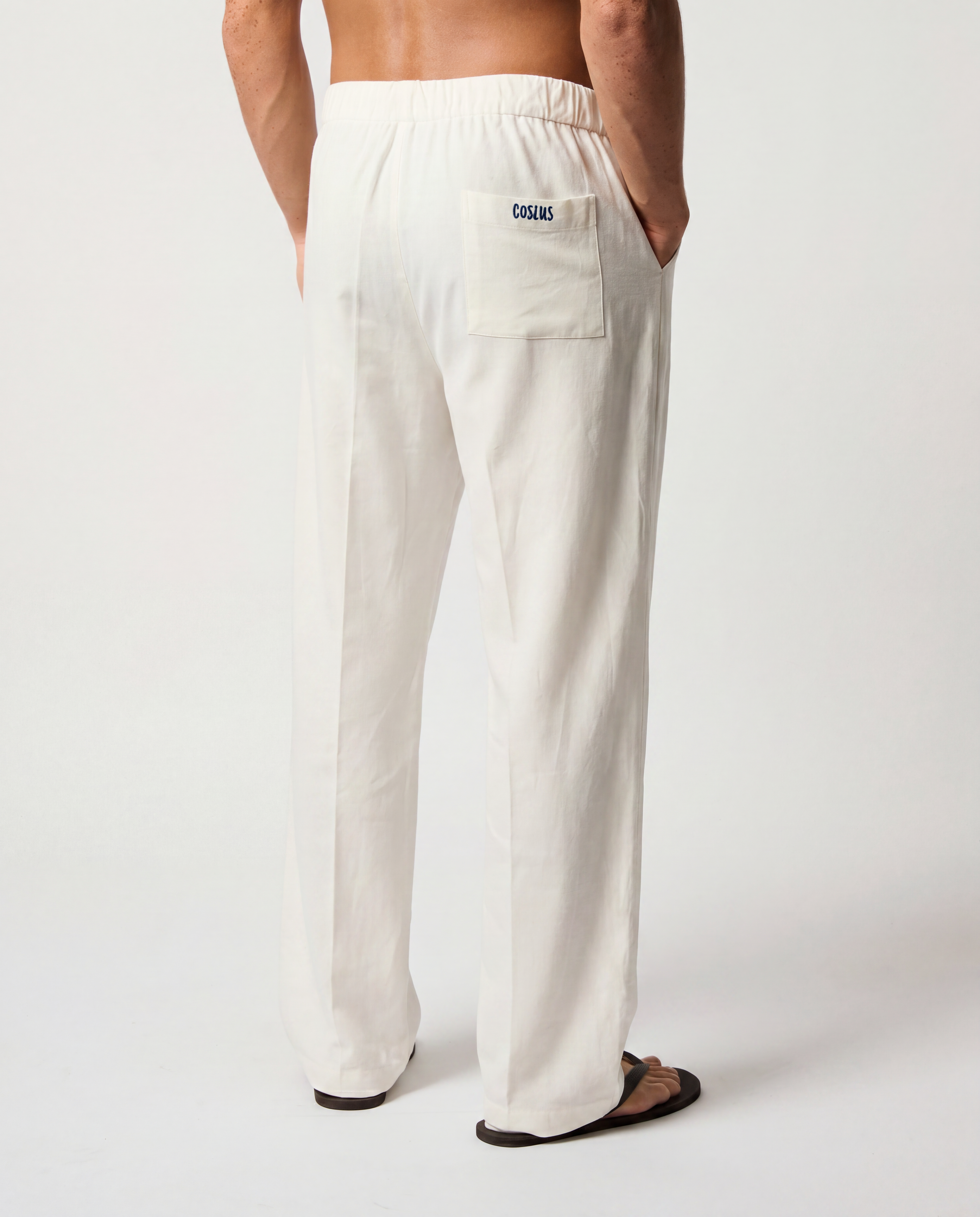 Coszus Relaxed Linen Sand Pants