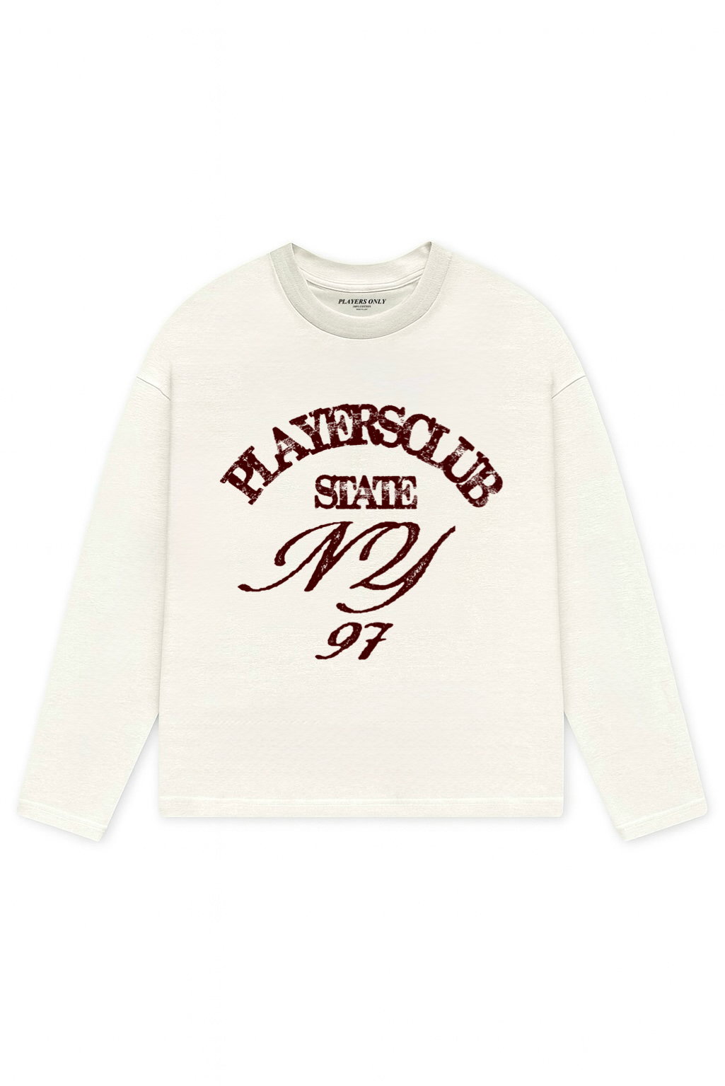 Players Only NY L/S Ecru T-Shirt