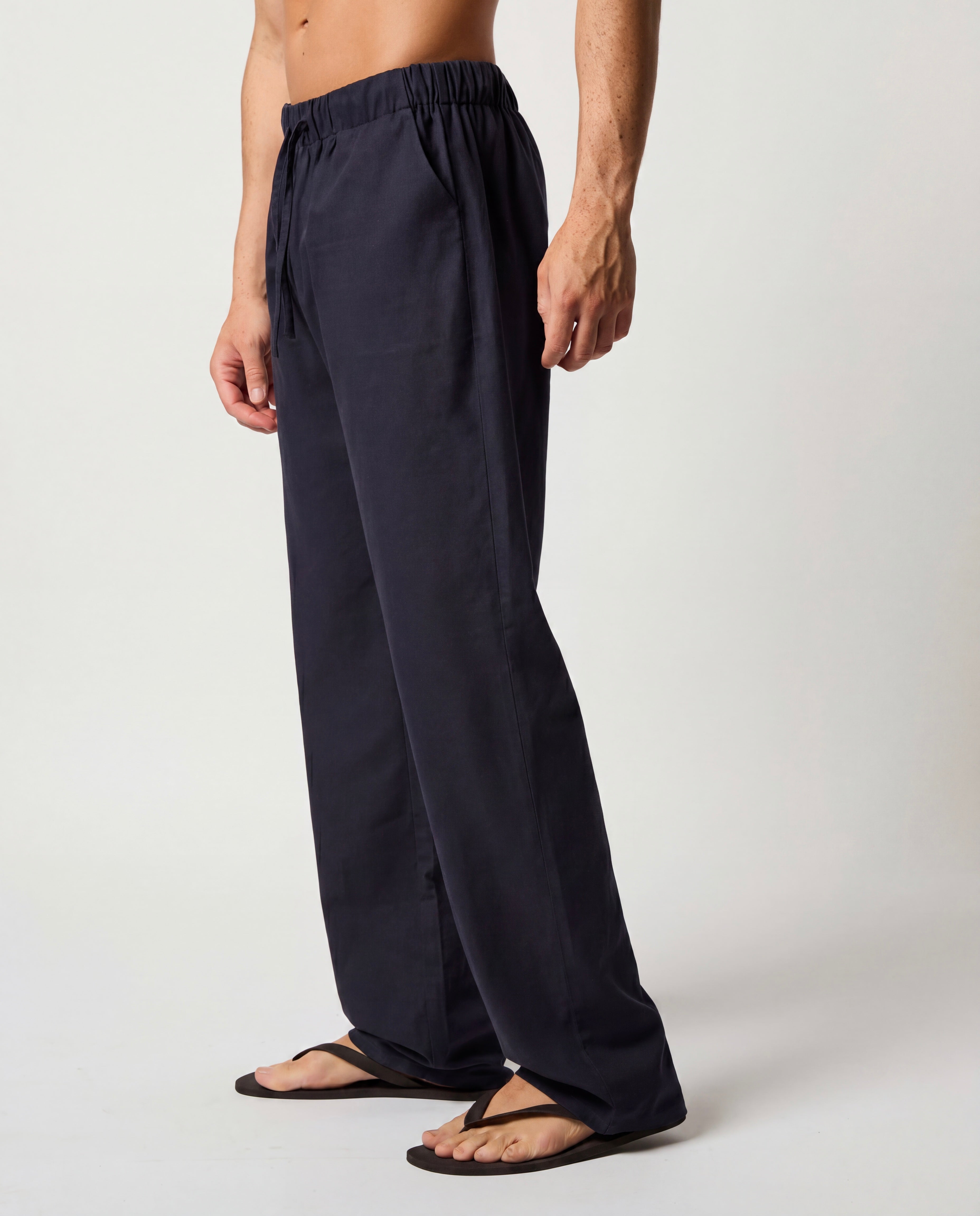 Coszus Relaxed Linen Natural Trouser