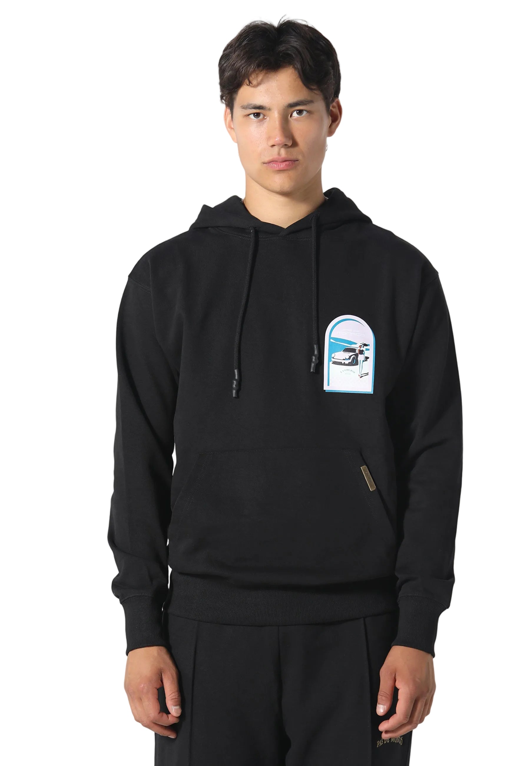 Pas De Monaco 911 Arch Black Hoodie