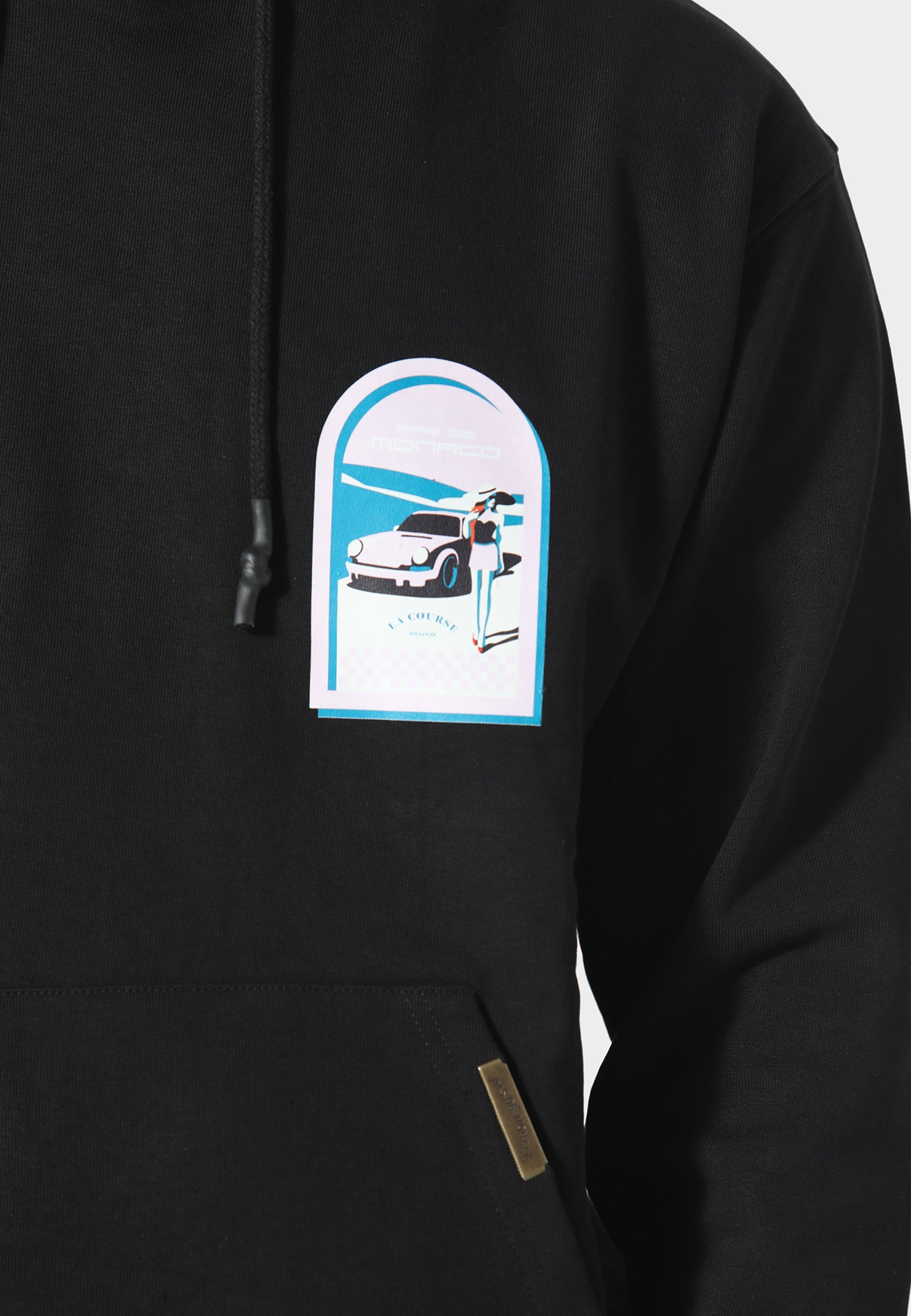 Pas De Monaco 911 Arch Black Hoodie