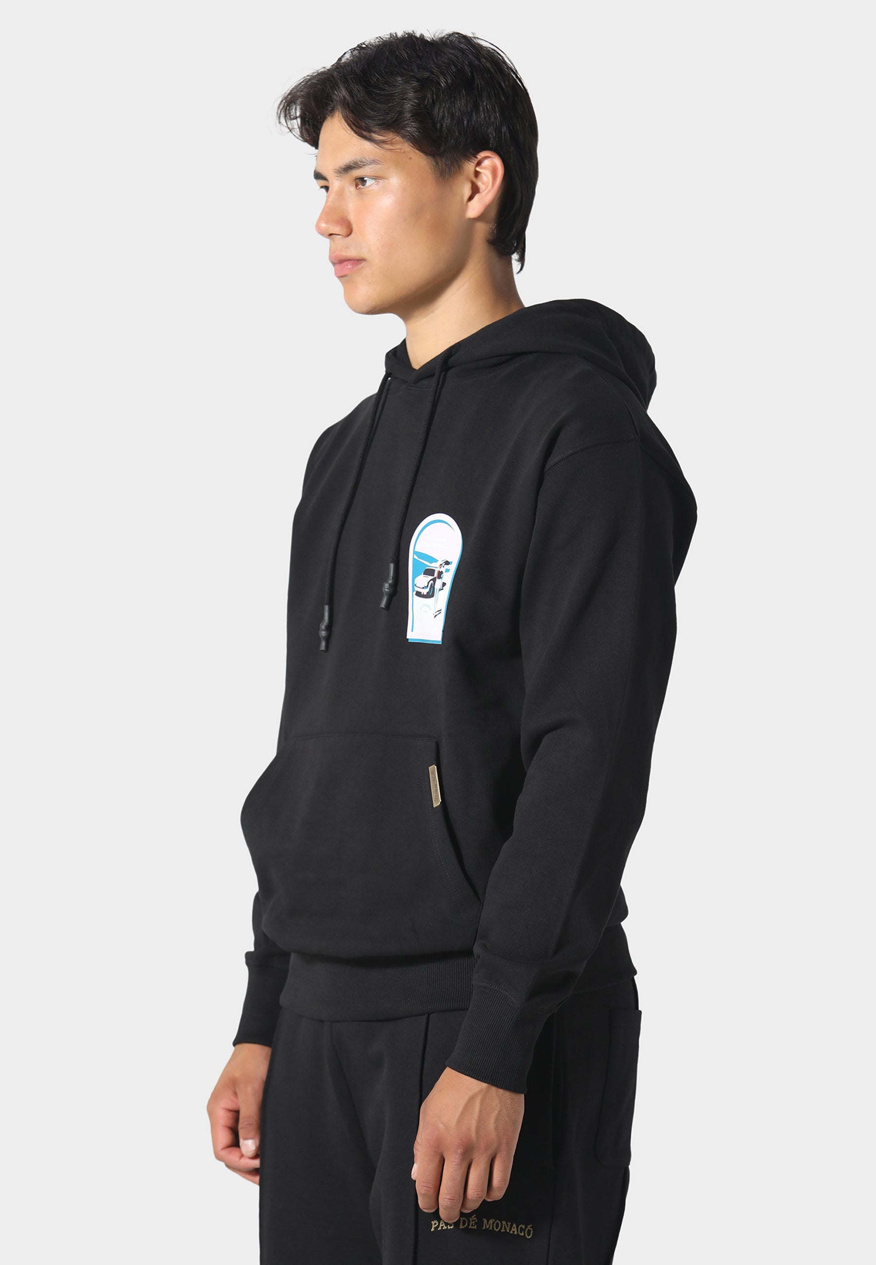 Pas De Monaco 911 Arch Black Hoodie