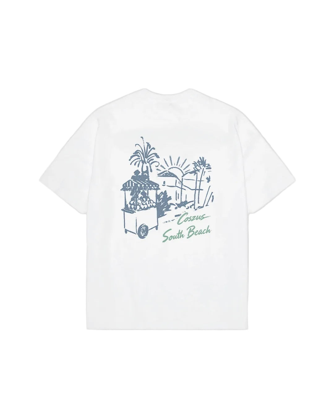 Coszus South Beach White T-Shirt