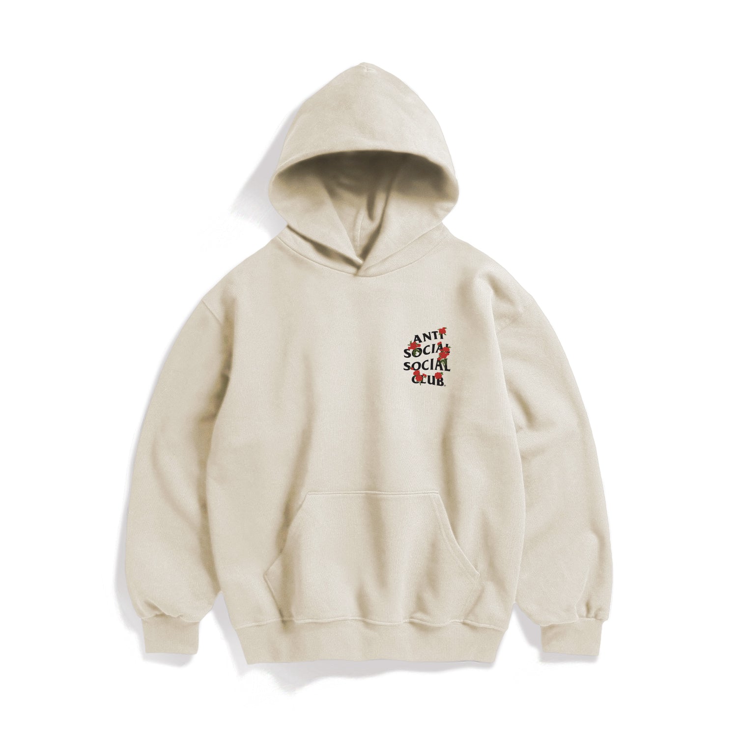 Anti Social Social Club Kids Rose Kkotch Beige Hoodie