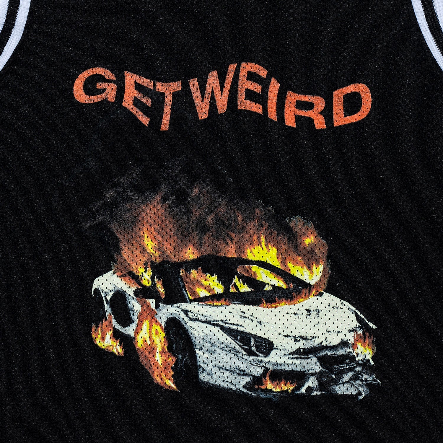 Anti Social Social Club Burnout Basketball Washed Black Vest