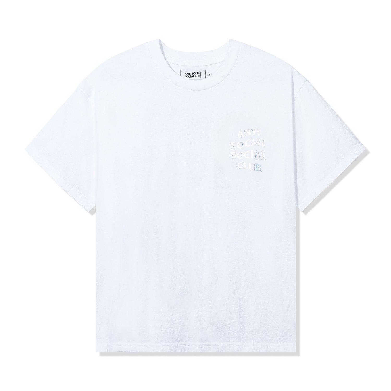 Anti Social Social Club Kids Get Weird Hologram White T-Shirt