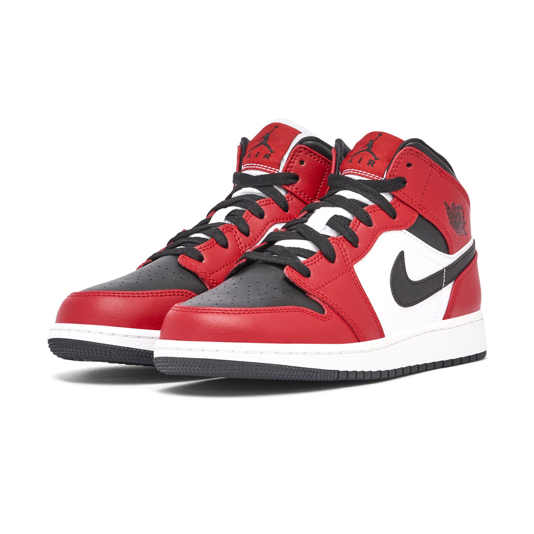 Image of Air Jordan 1 Mid Chicago Black Toe (GS)
