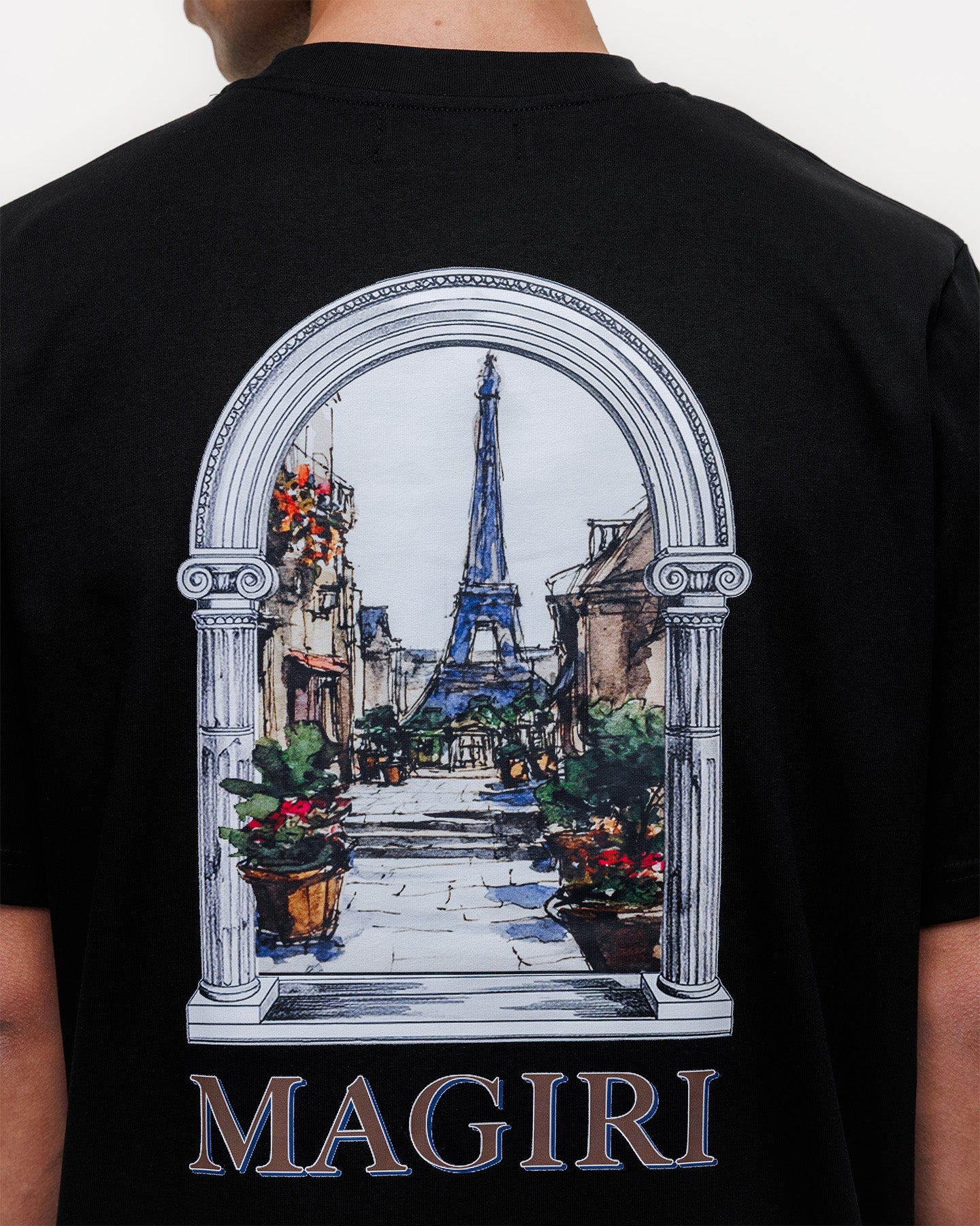 MAGIRI Archway Printed Black T-Shirt