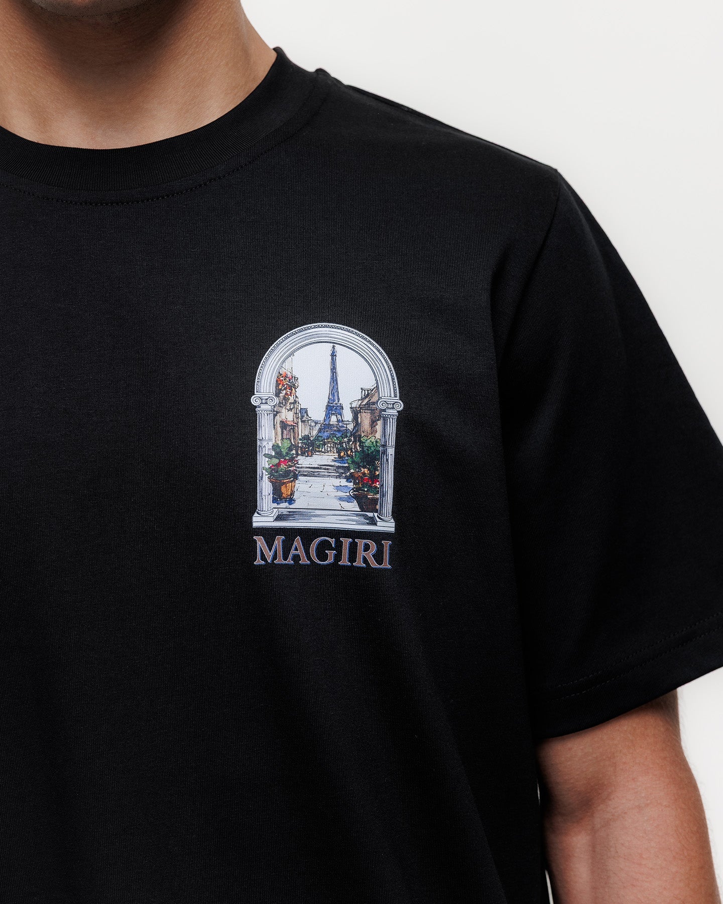 MAGIRI Archway Printed Black T-Shirt