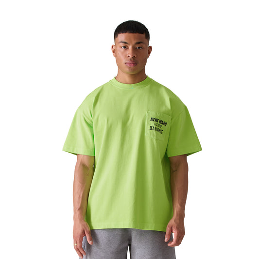 Azat Mard Les Gens T Shirt Lime Green