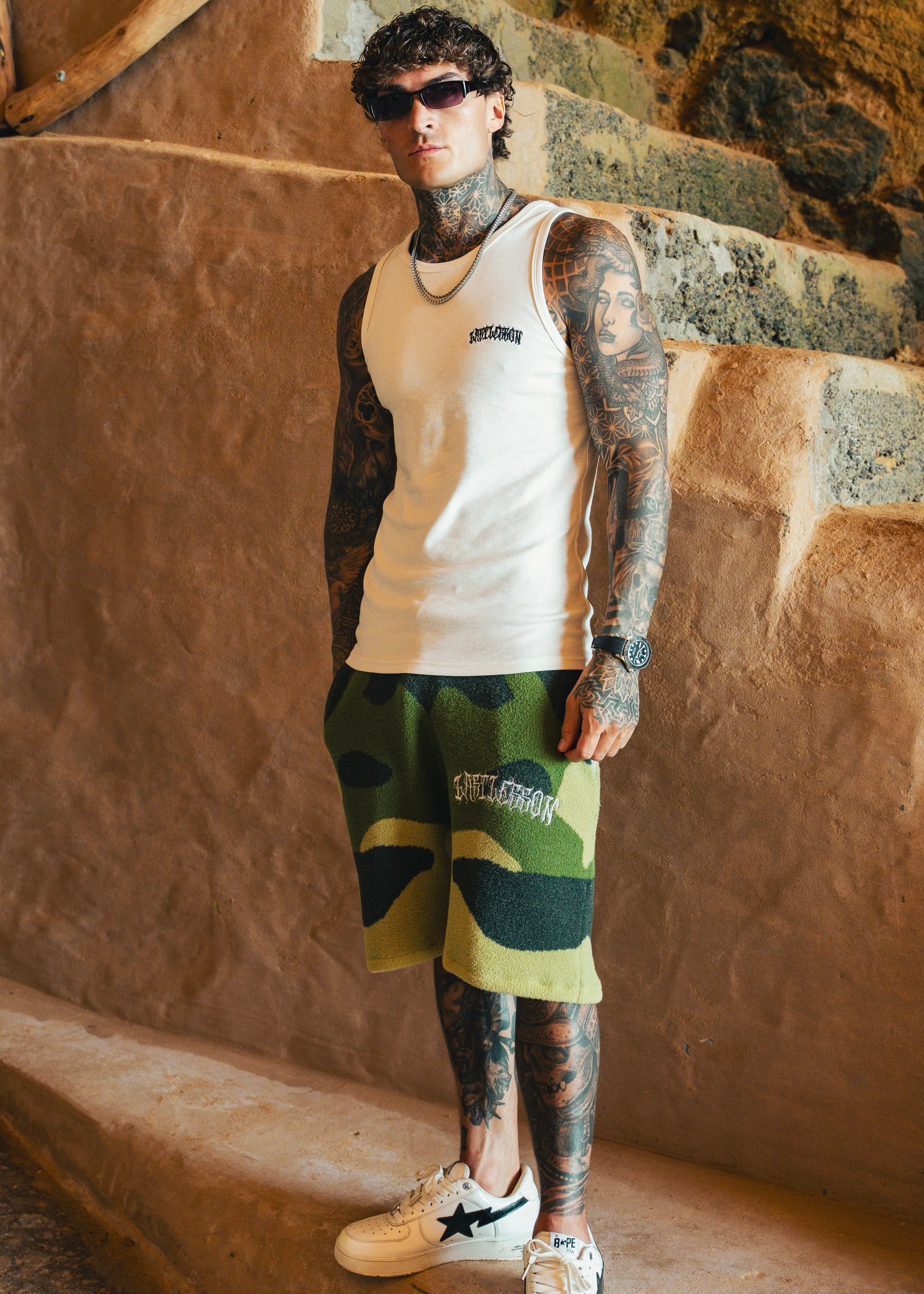 Last Lesson Ribbed Vest White Vest