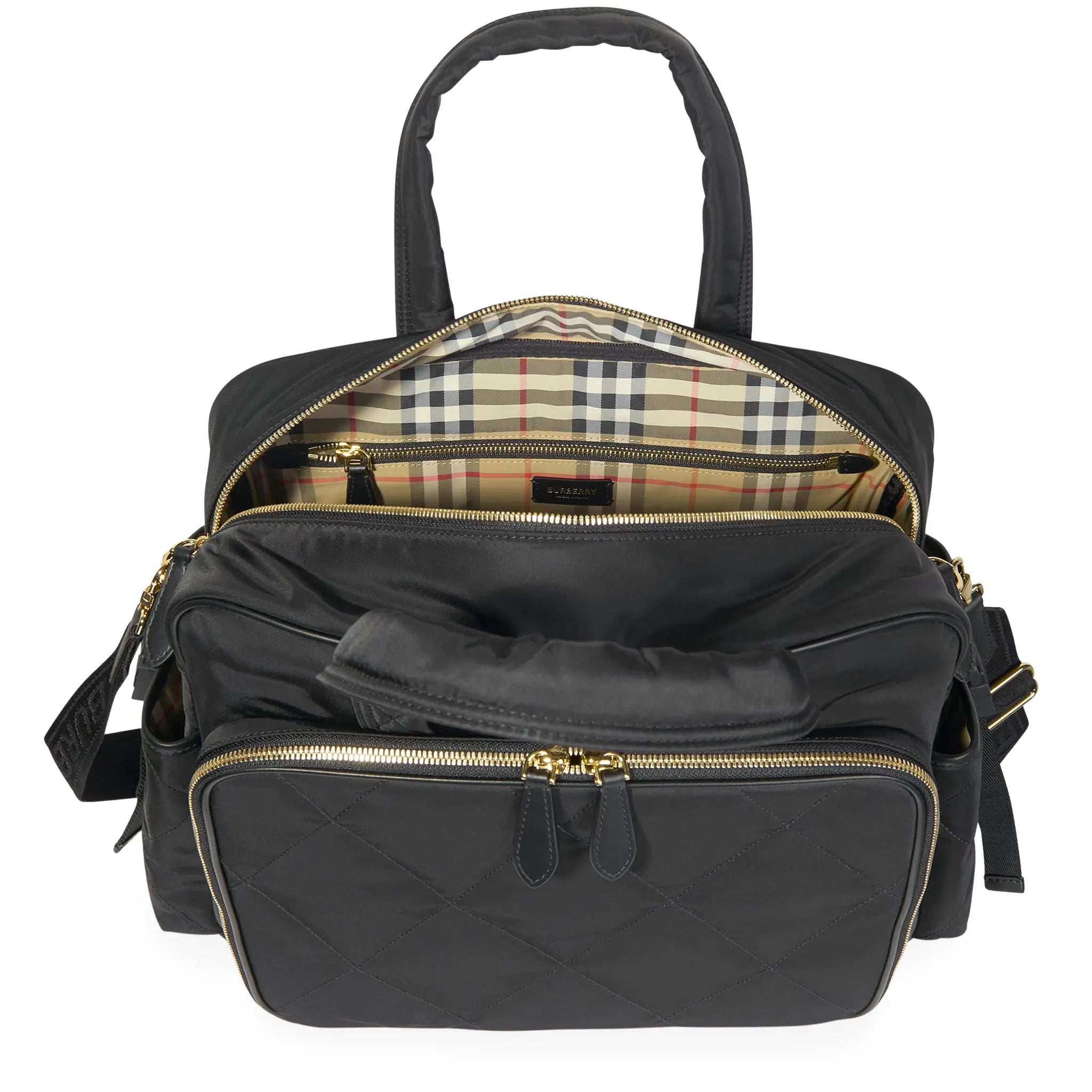 Upper View of View of Burberry Baby Changing Tote Bag BURA3115109219