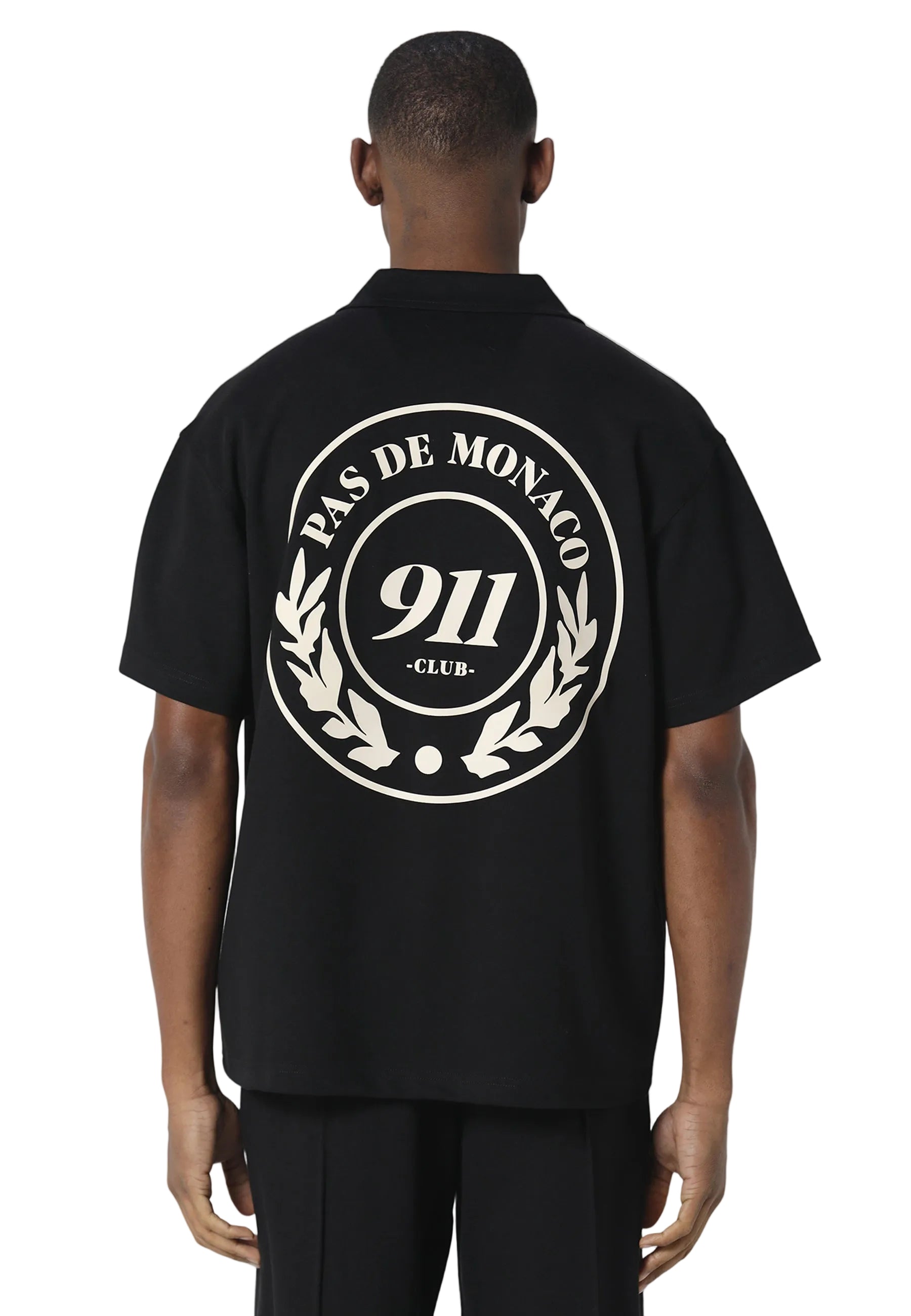 Pas De Monaco Carerra Line Black Shirt