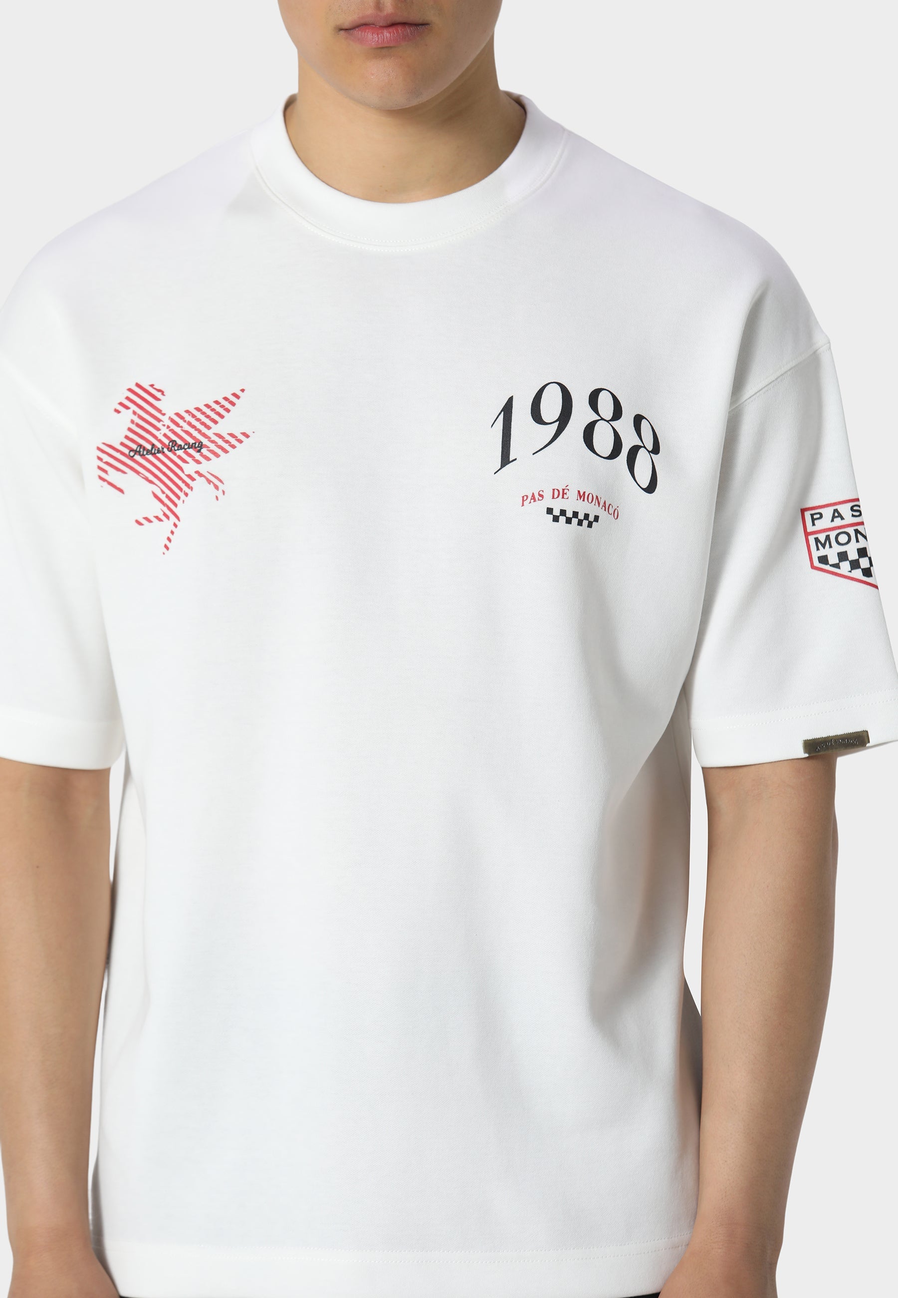 Pas De Monaco Circuit '88 V2 Off White T-Shirt