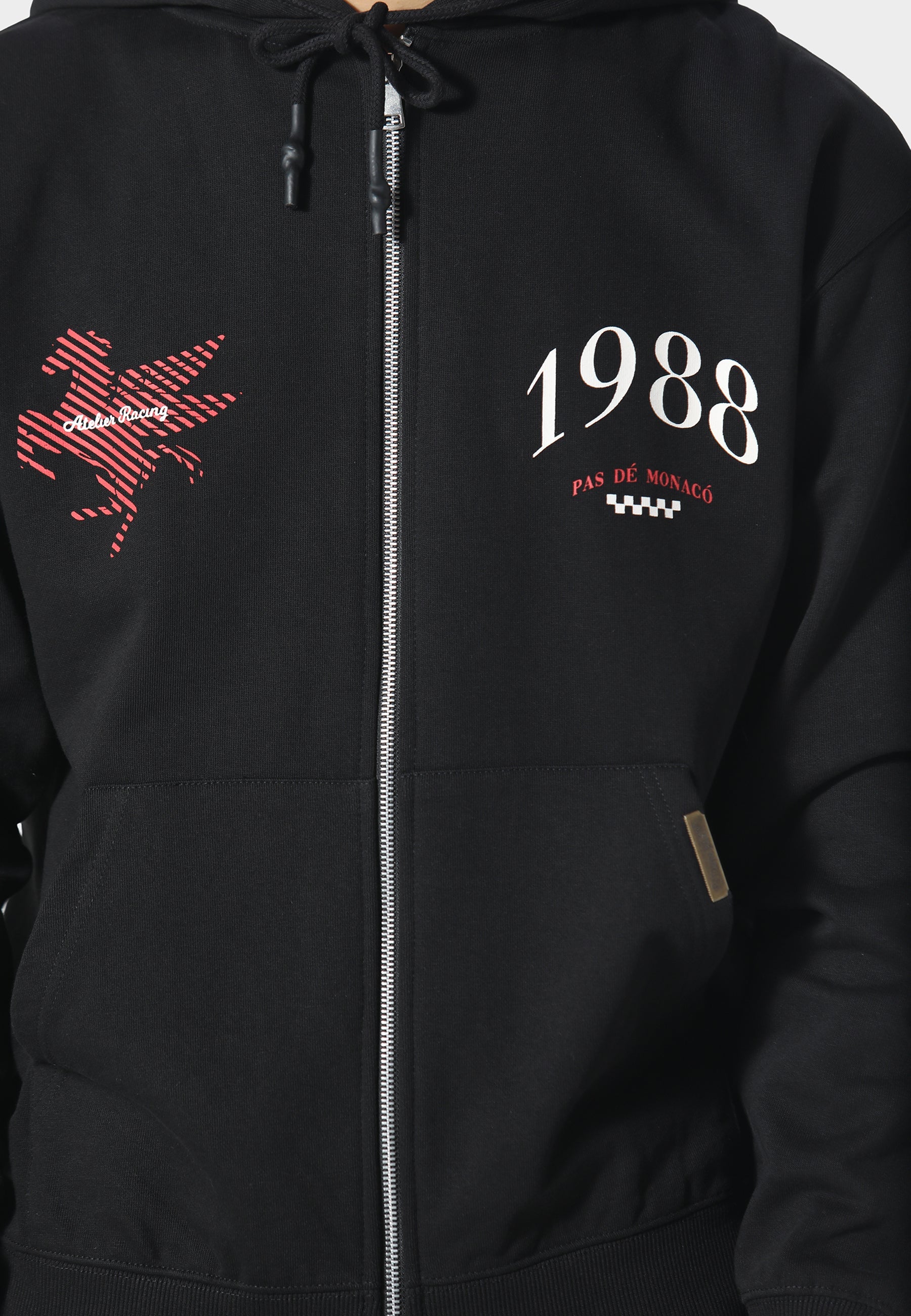 Pas De Monaco Circuit Black Hoodie