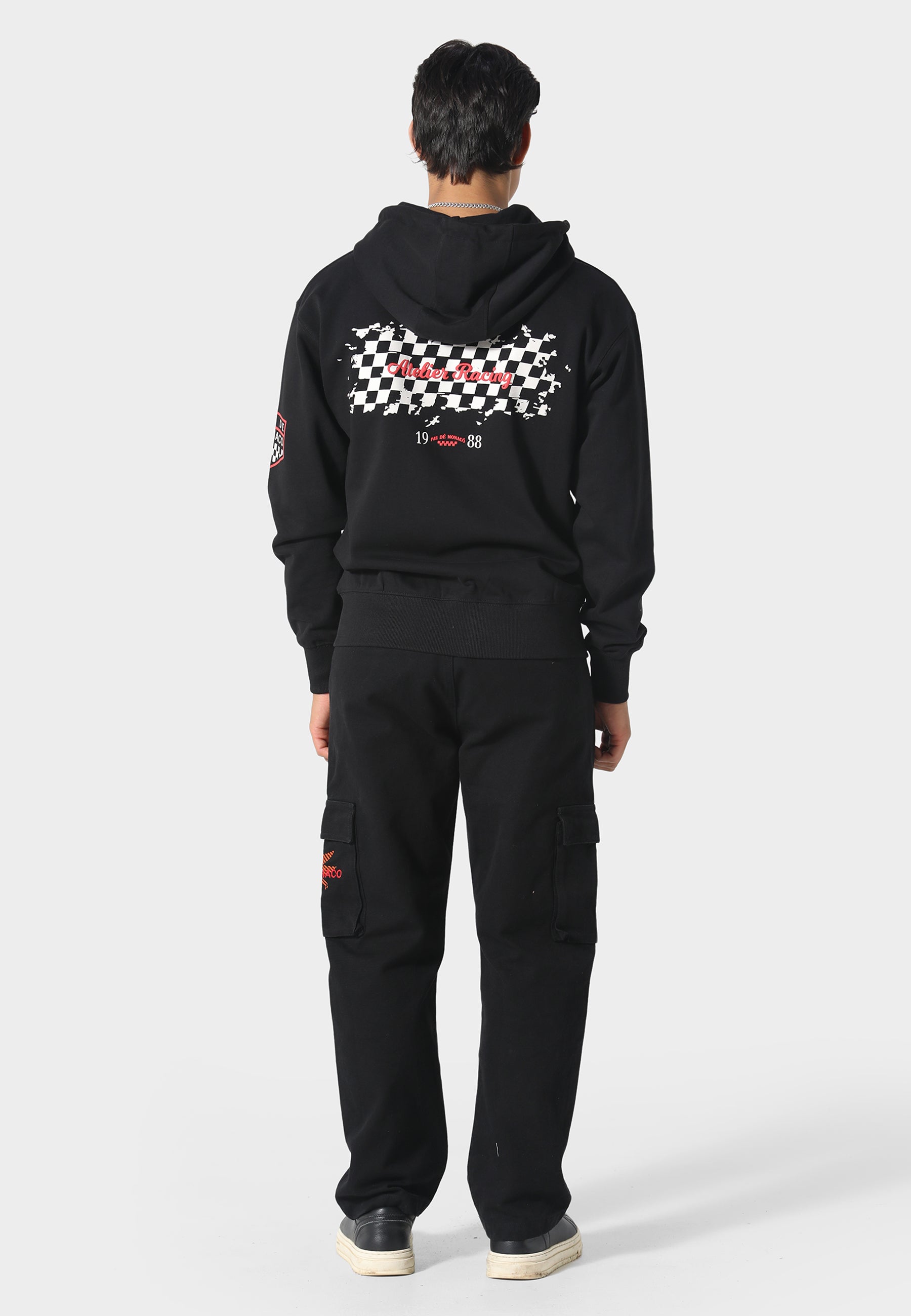 Pas De Monaco Circuit Black Hoodie