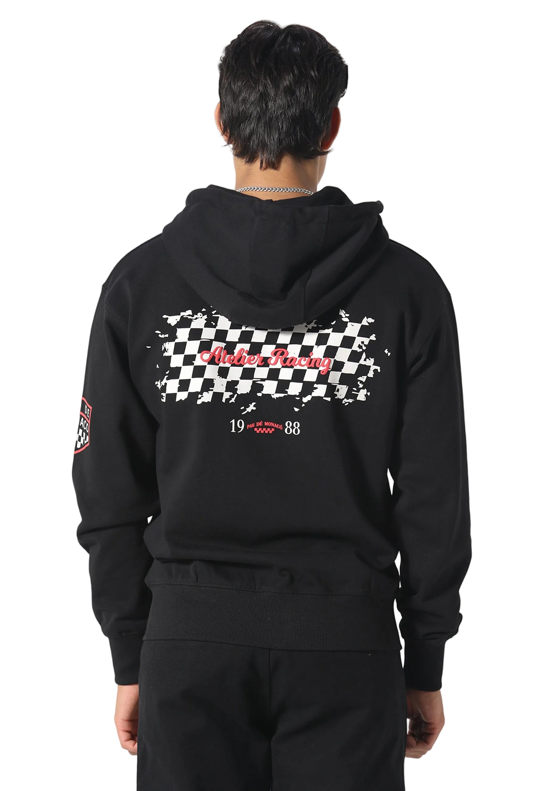 Pas De Monaco Circuit Black Hoodie