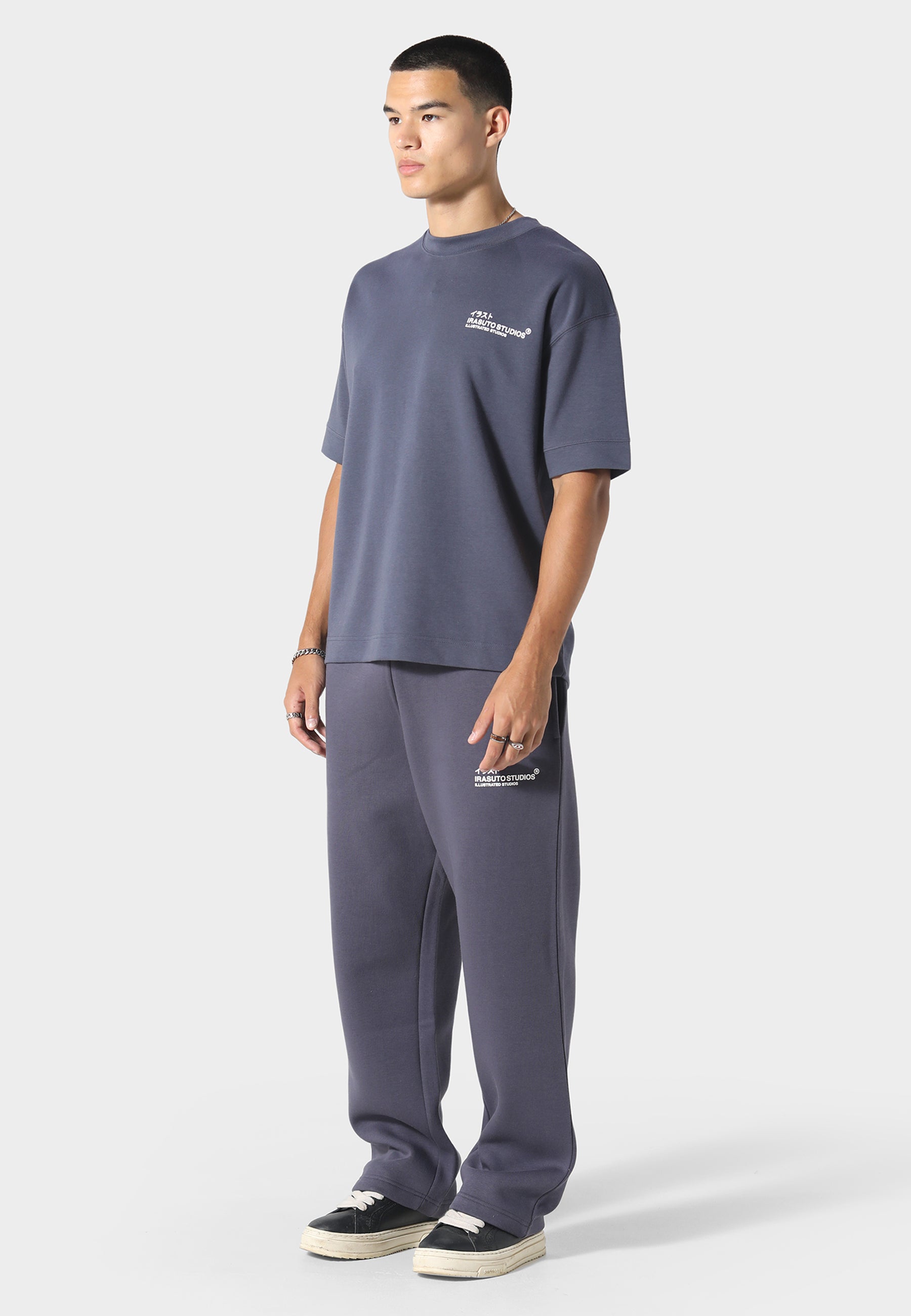 Irasuto Studios Crane Sea Blue T-Shirt