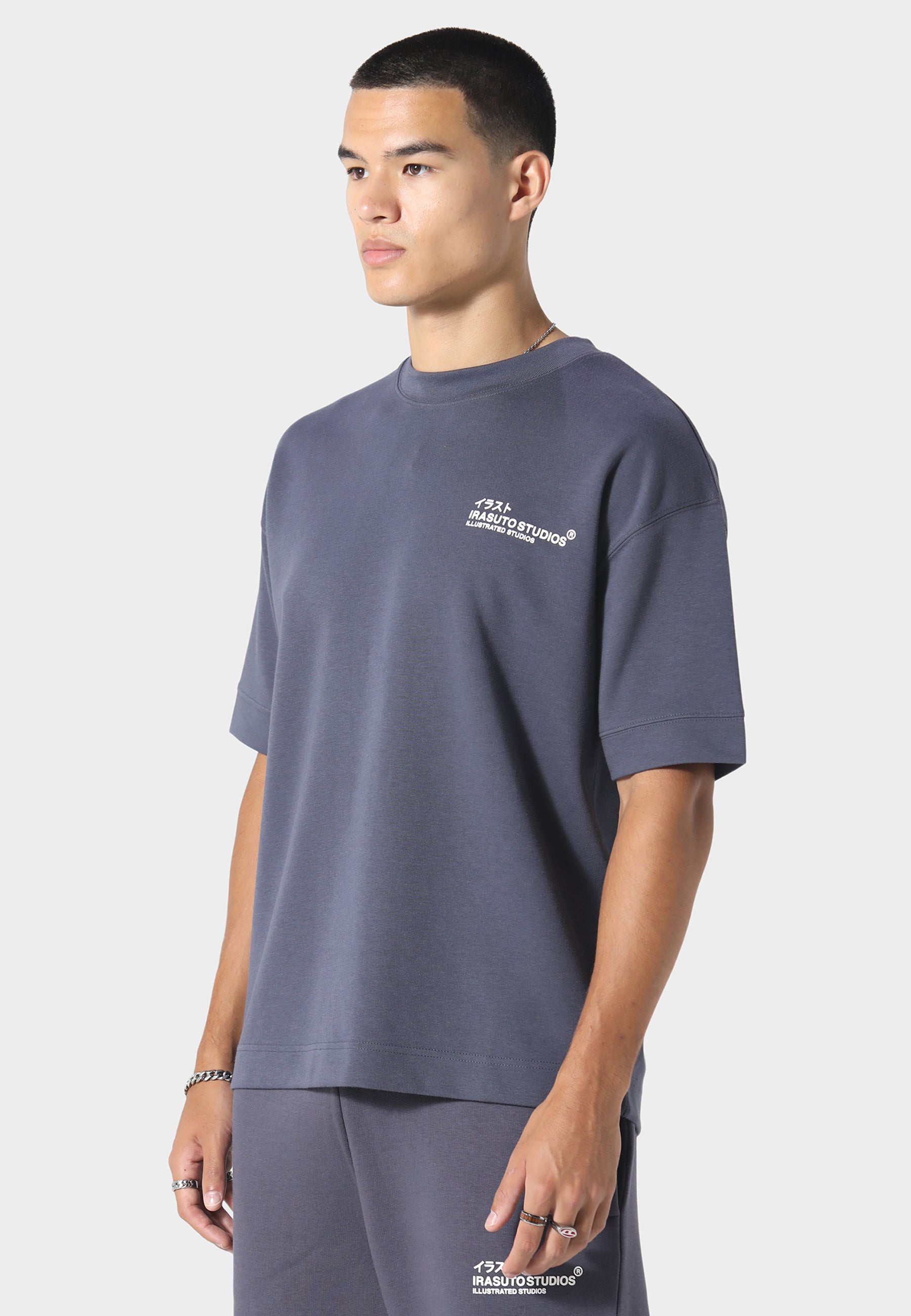 Irasuto Studios Crane Sea Blue T-Shirt