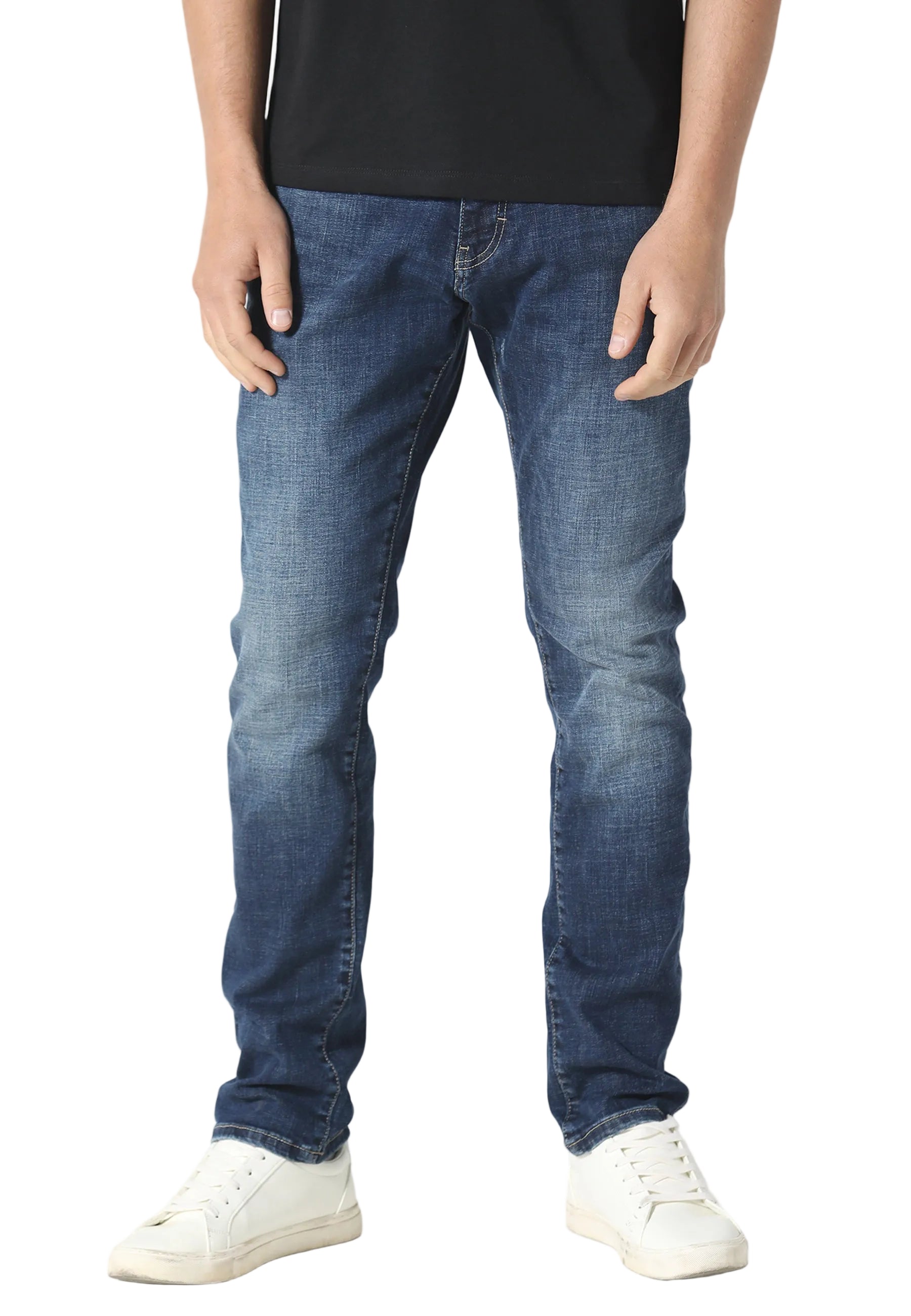 883 Police TODD 1020 Dino Slim Fit Blue Jeans