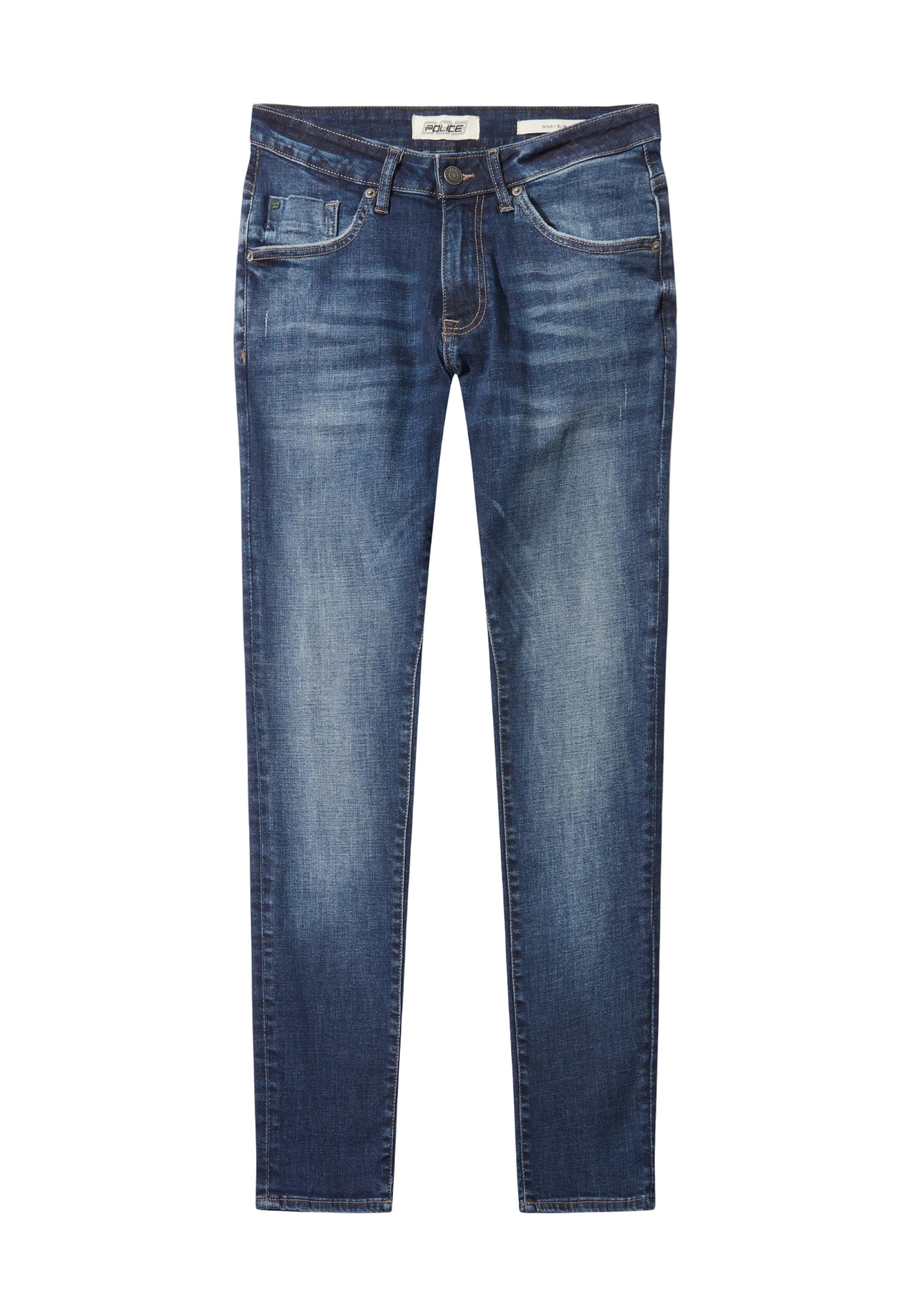883 Police TODD 1020 Dino Slim Fit Blue Jeans