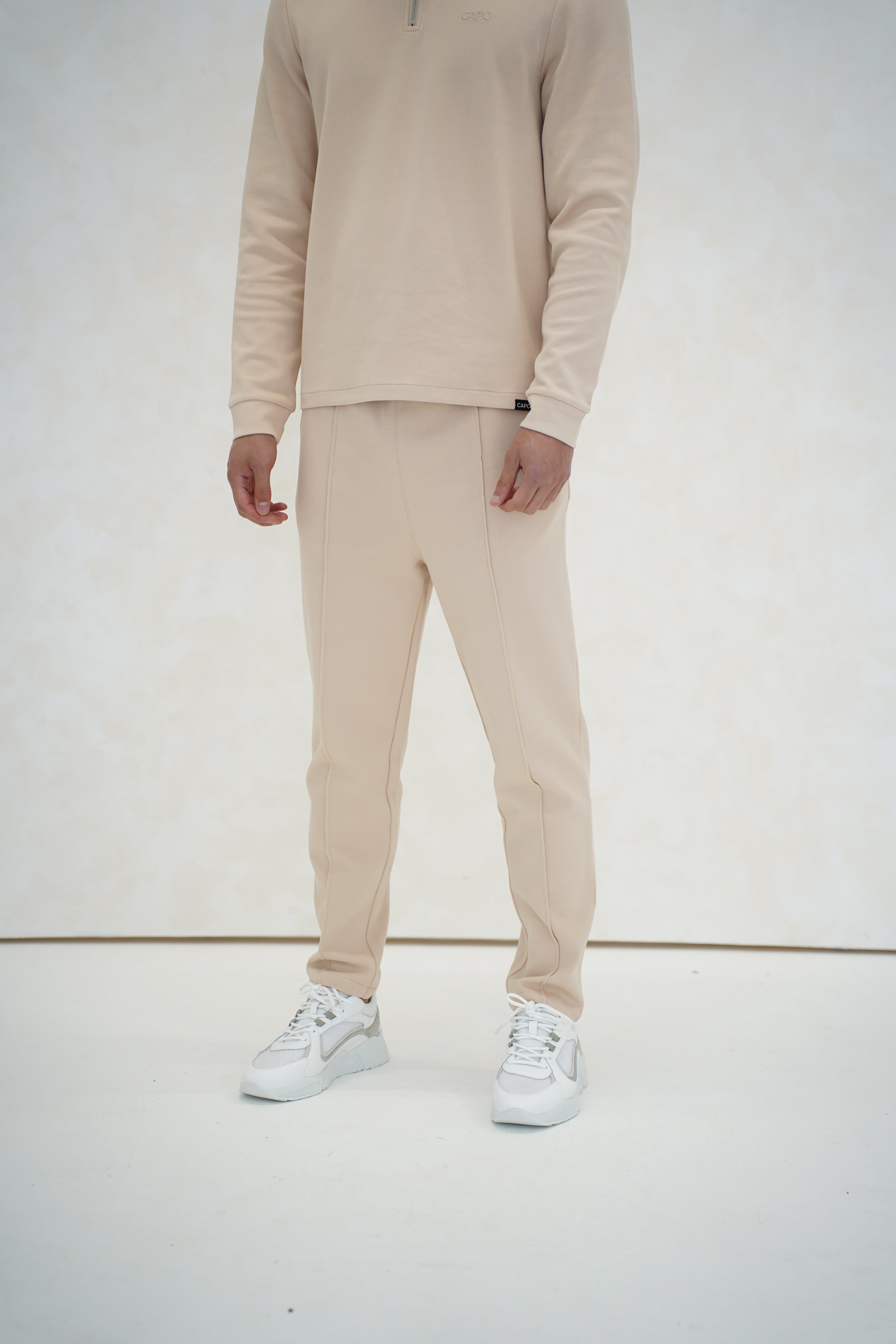 CAPO Pique Oatmeal Pants
