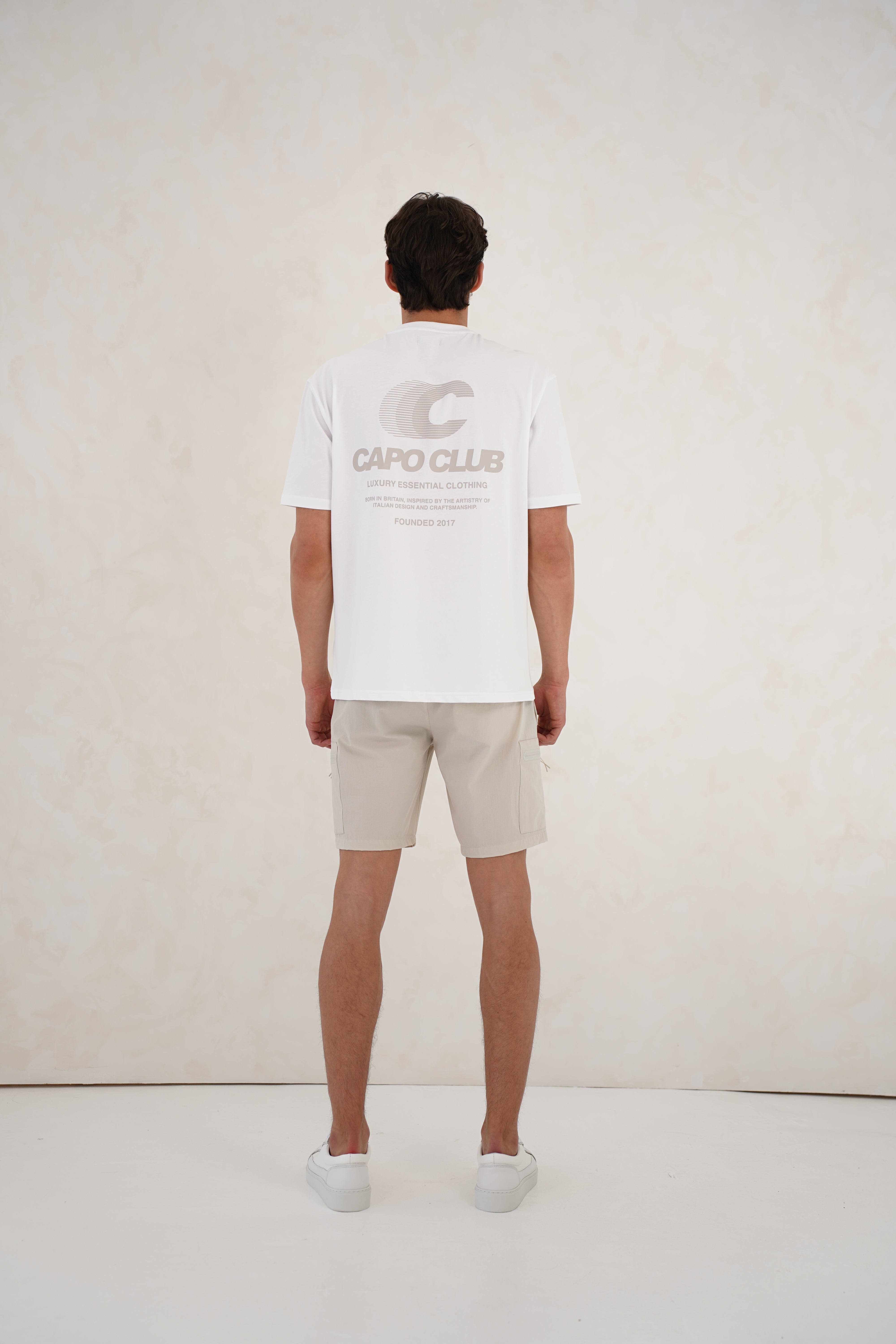 CAPO Utility Tech Cargo Stone Shorts