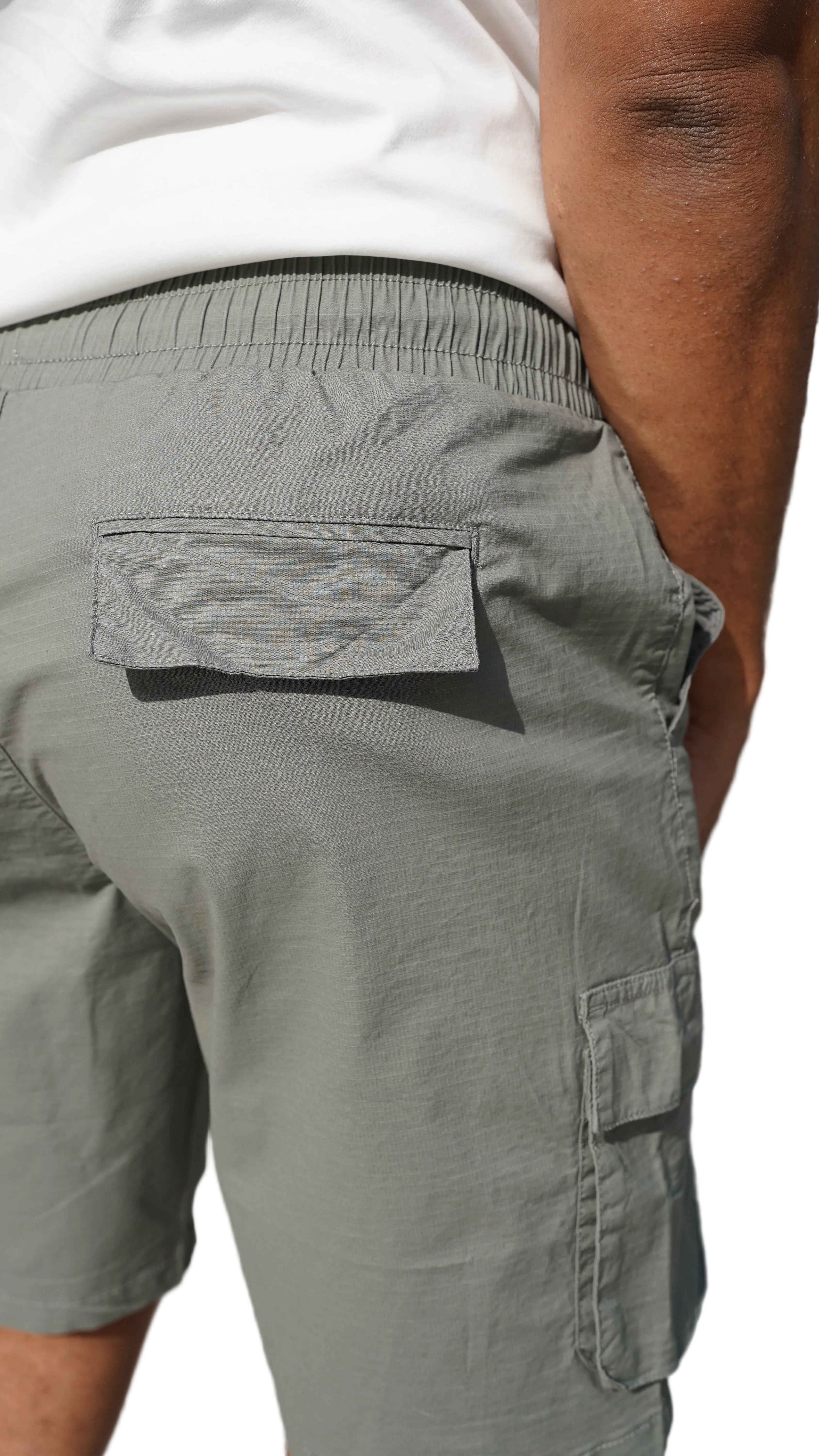 CAPO Utility Cotton Slate Grey Cargo Shorts