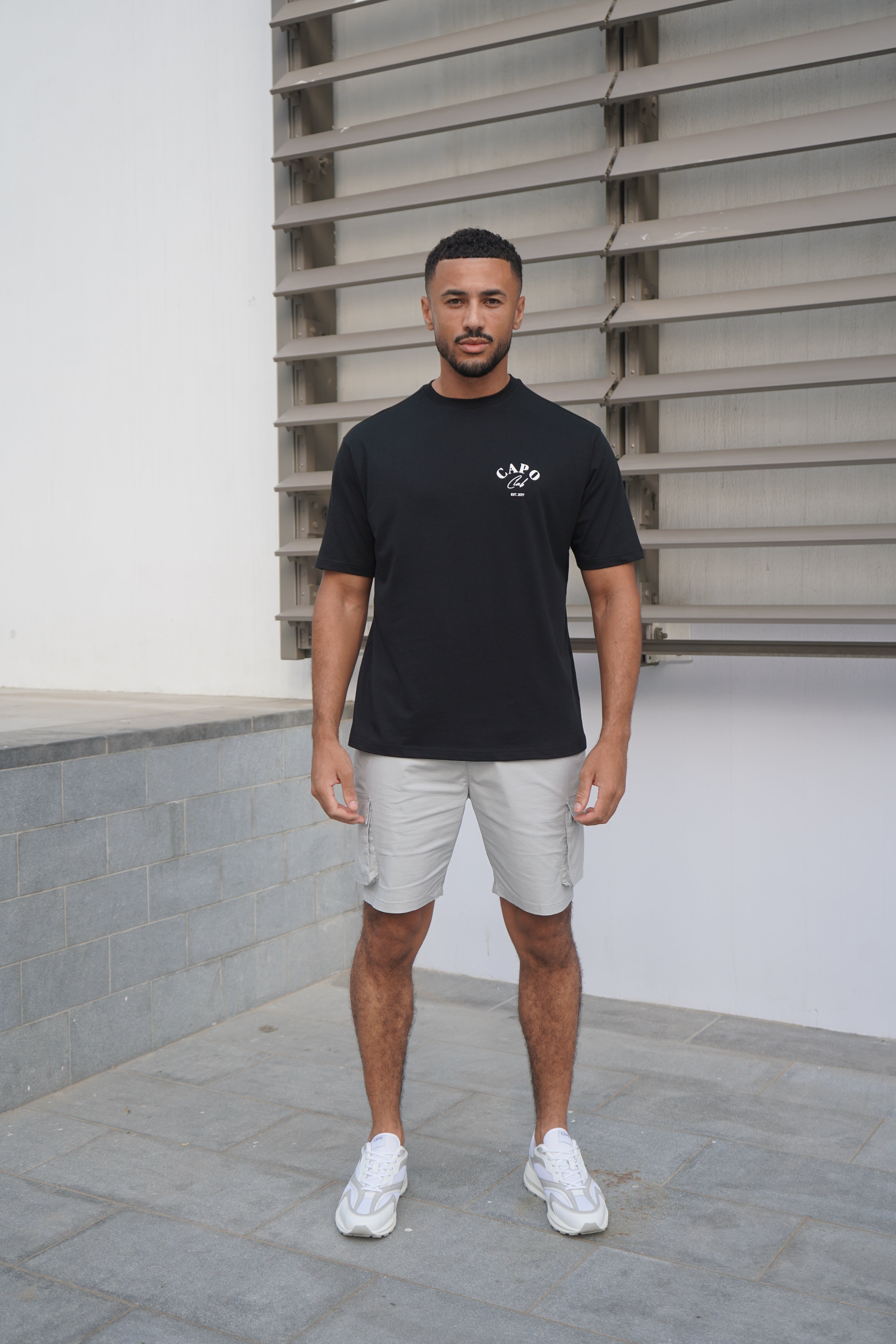 CAPO Beach Club T-Shirt Black White