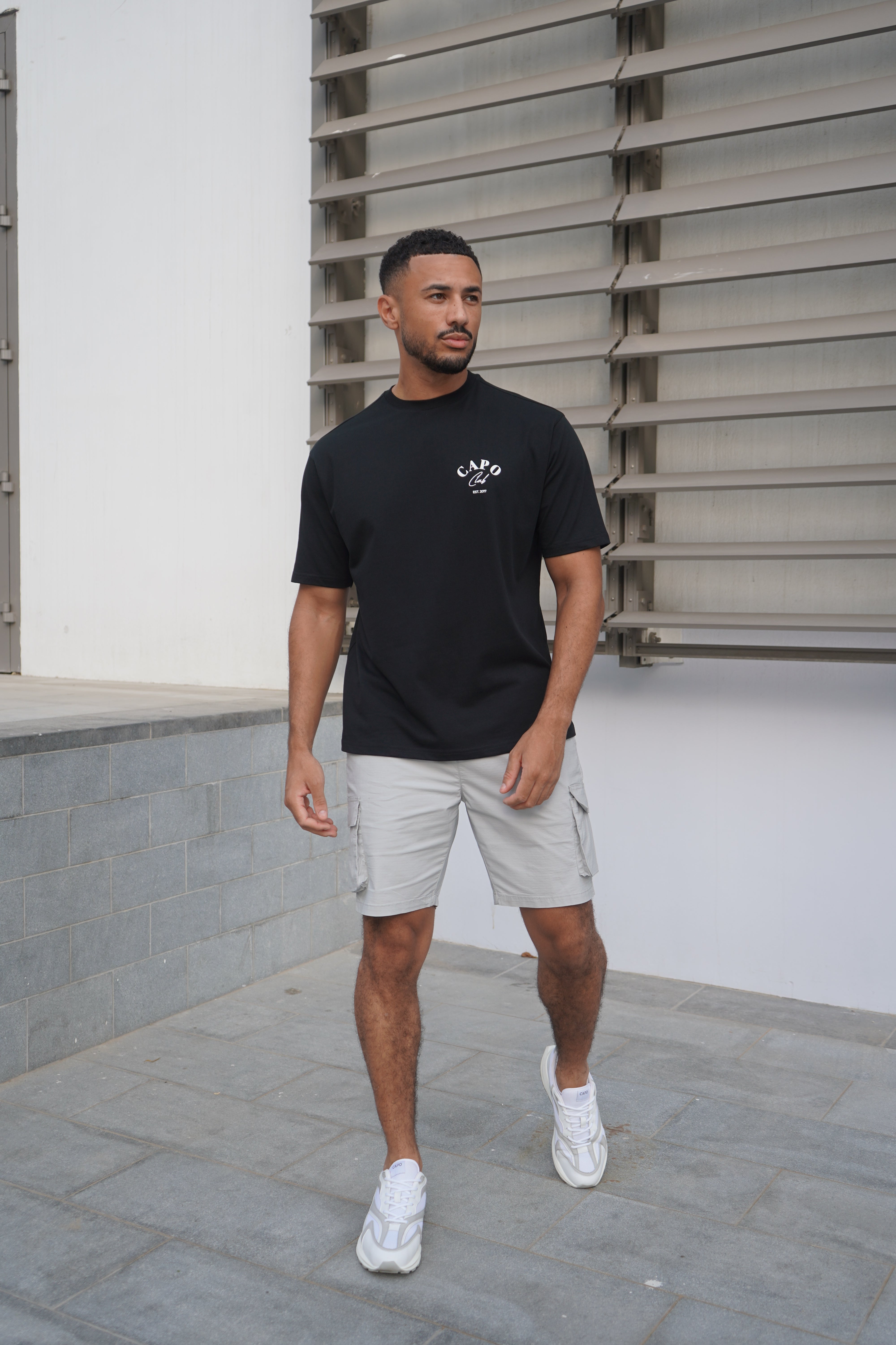 CAPO Beach Club T-Shirt Black White