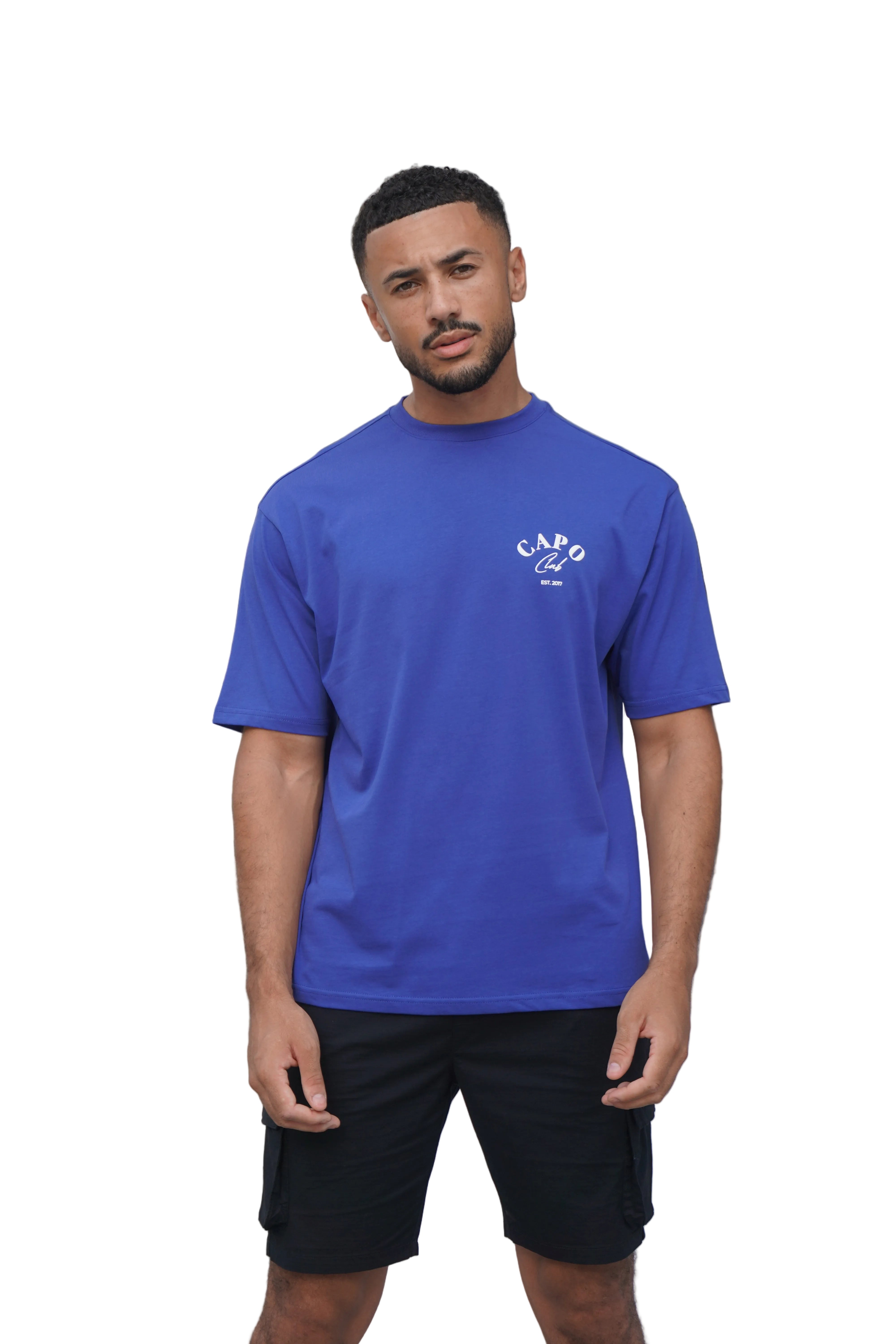 CAPO Beach Cobalt Club Blue T-Shirt