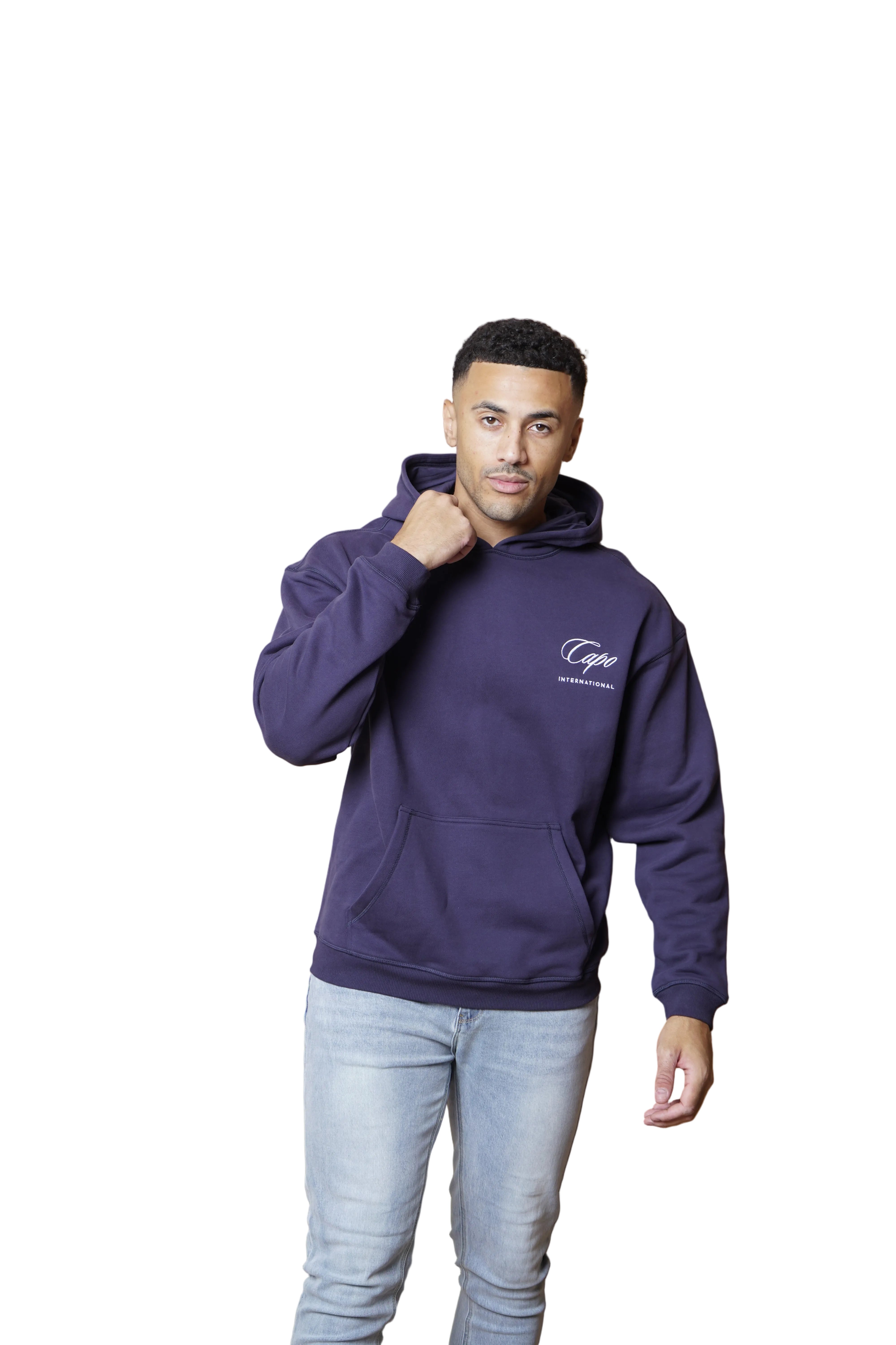 CAPO International Navy Hoodie