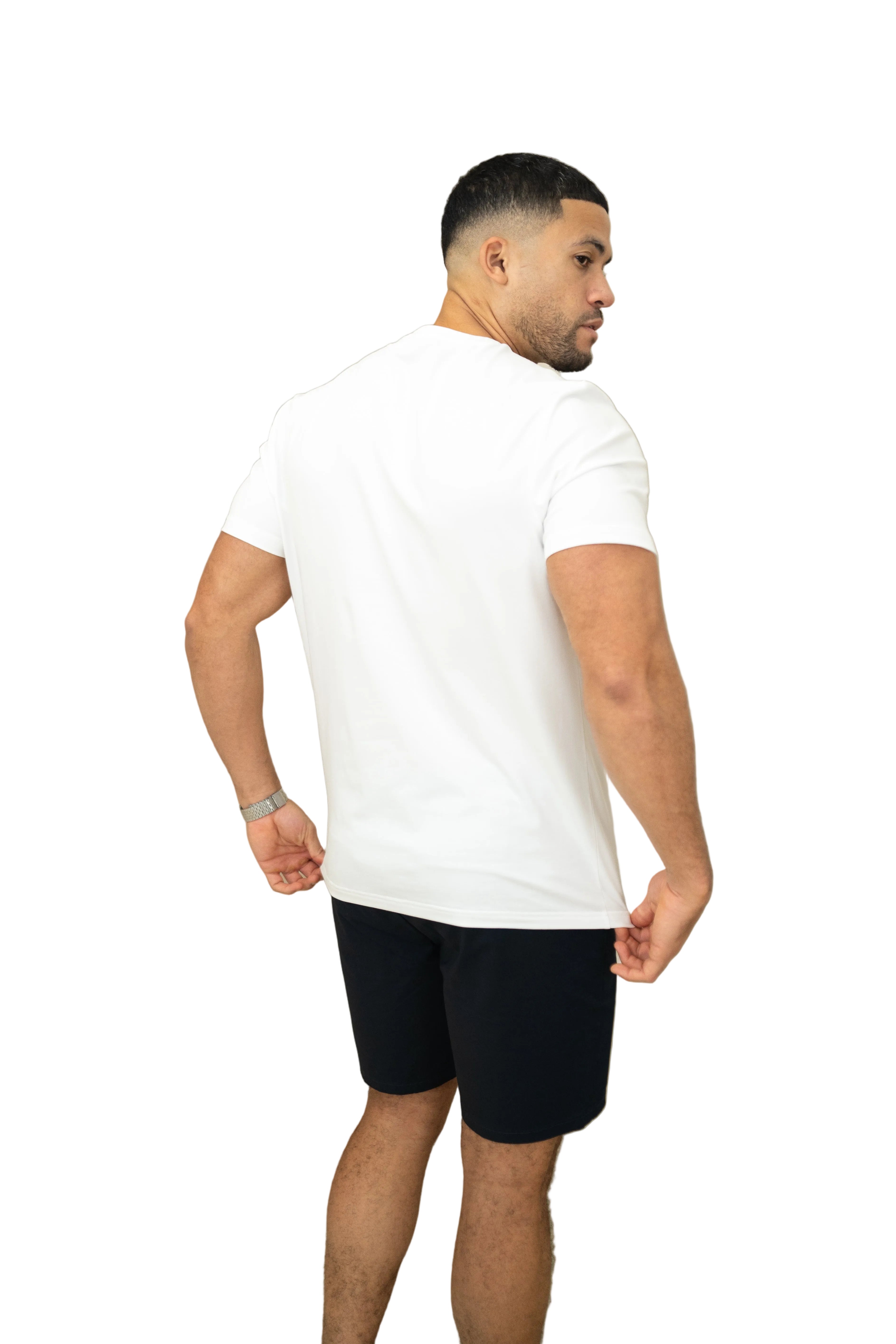 CAPO Chino Side Adjuster Navy Shorts