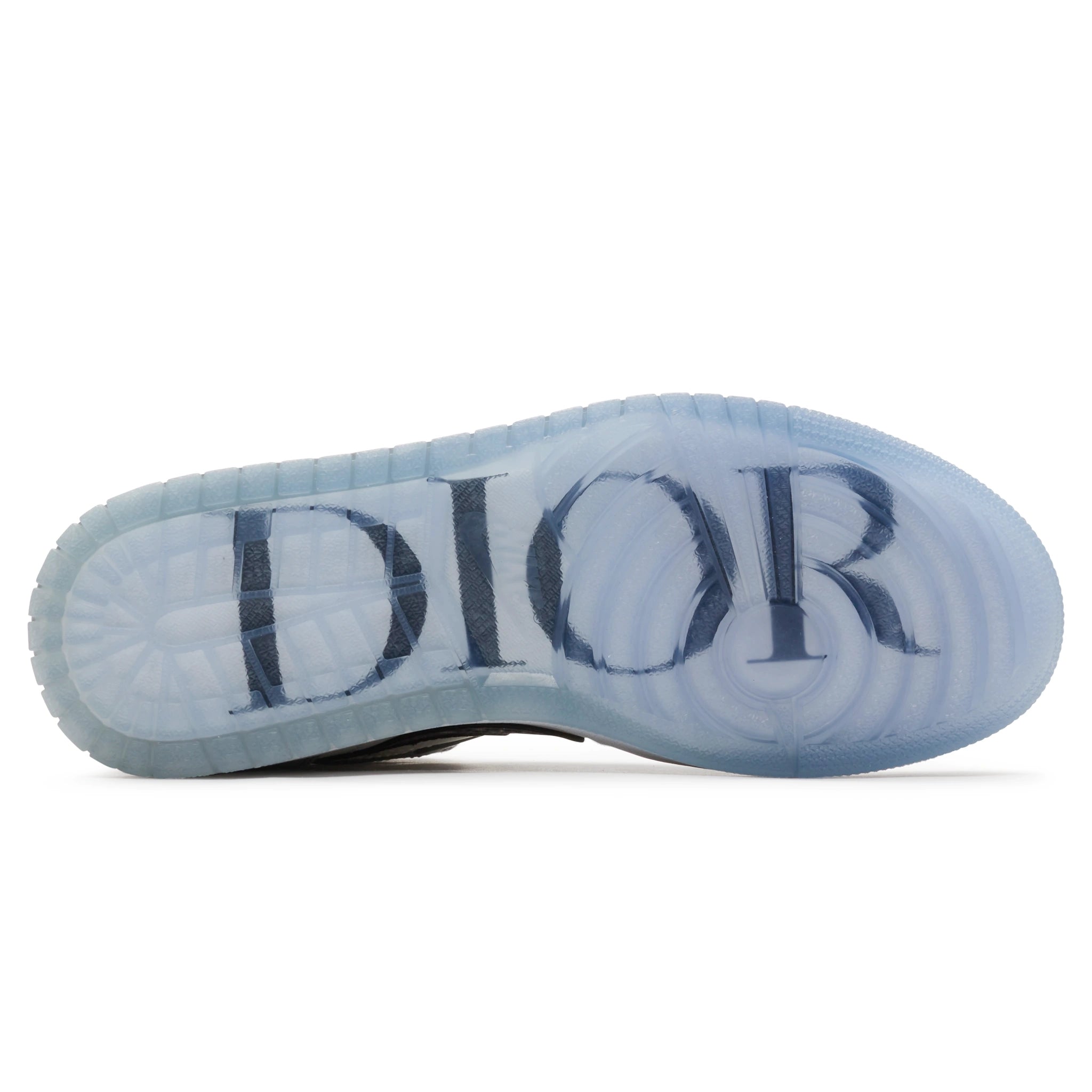 Image of Dior x Air Jordan 1 High OG Grey Sneaker (Mark On Toe Cap)