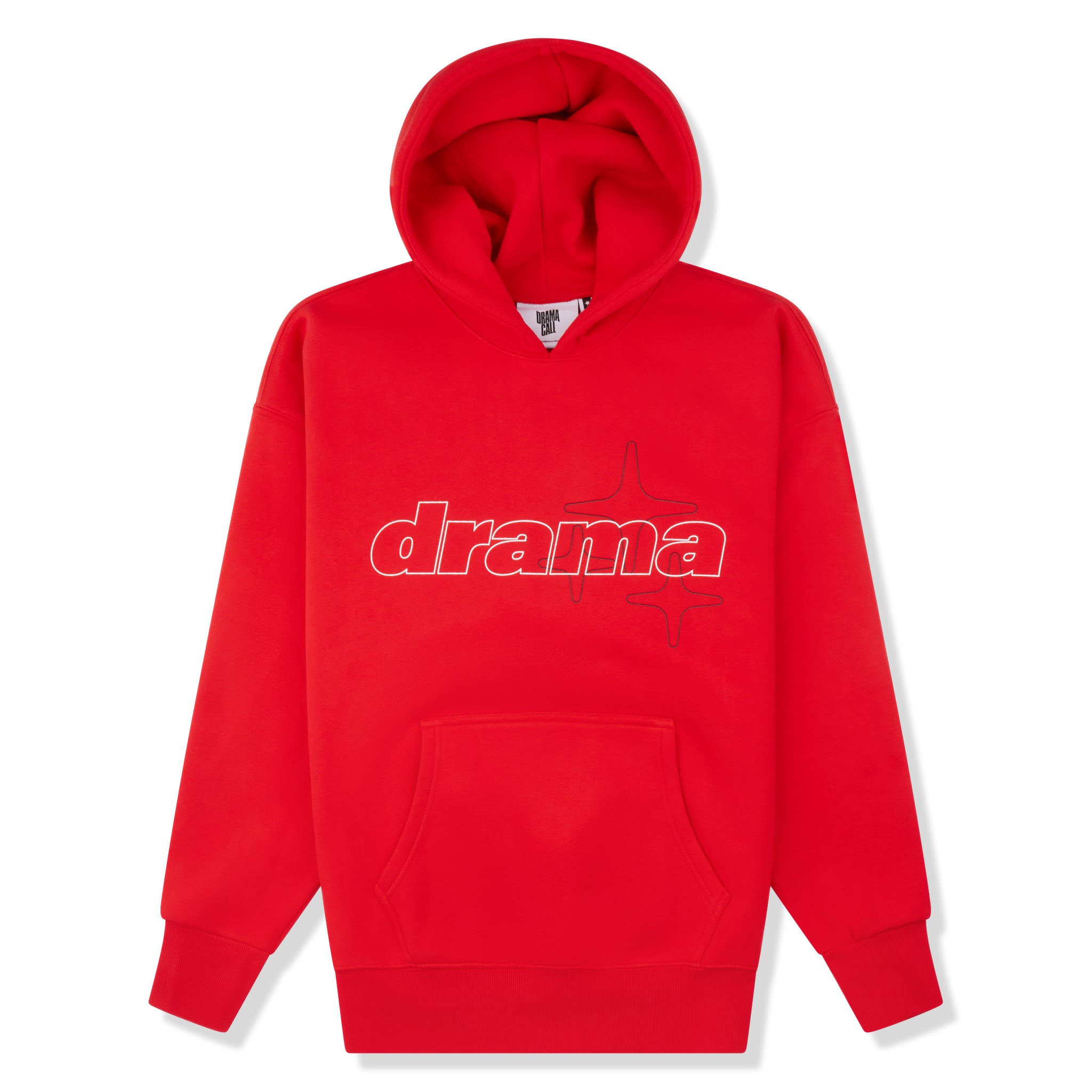 Image of Drama Call x Manchester United Cotton Red Hoodie