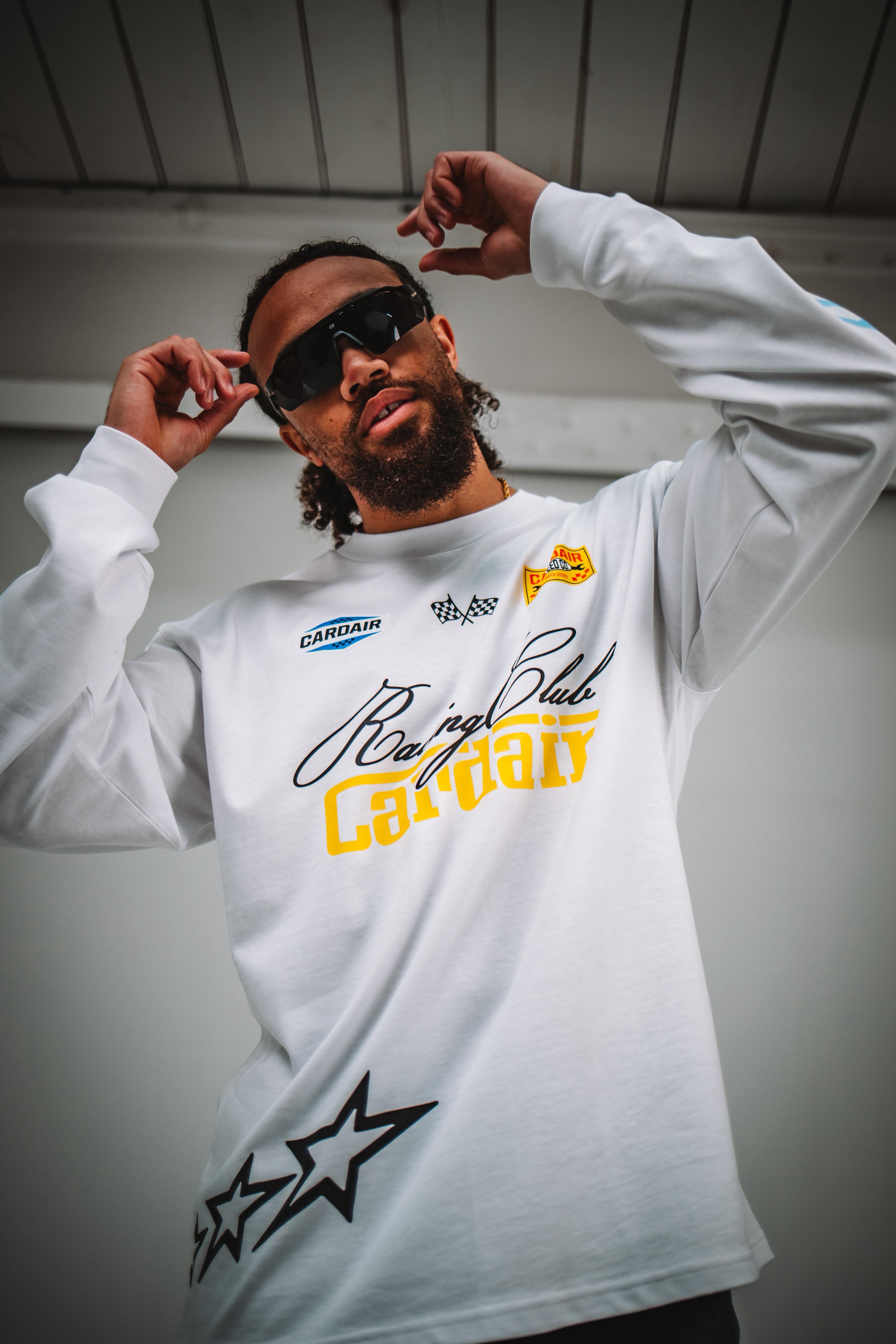 Cardair Racing Club L/S White T-Shirt