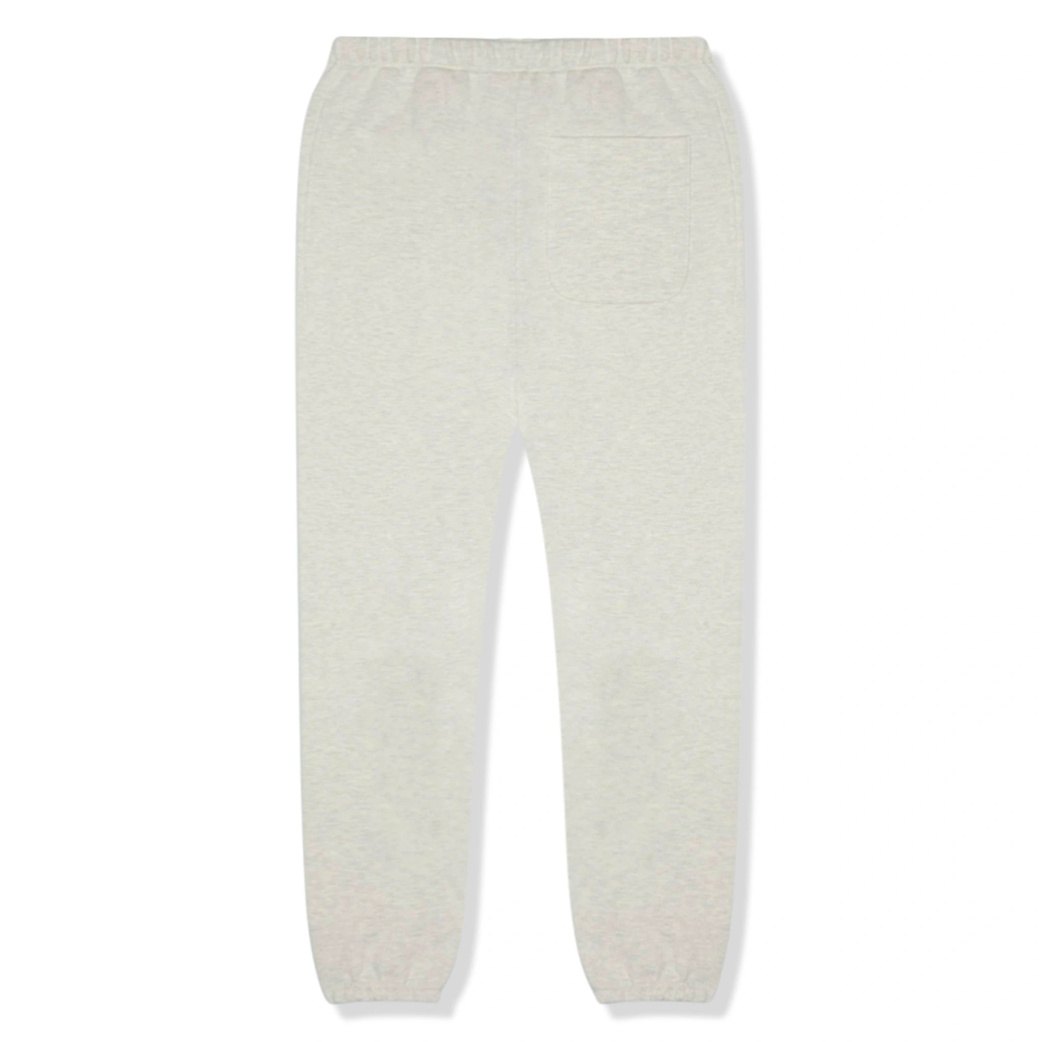 Back view of Fear Of God Essentials Oatmeal Reflective Lounge Sweatpants