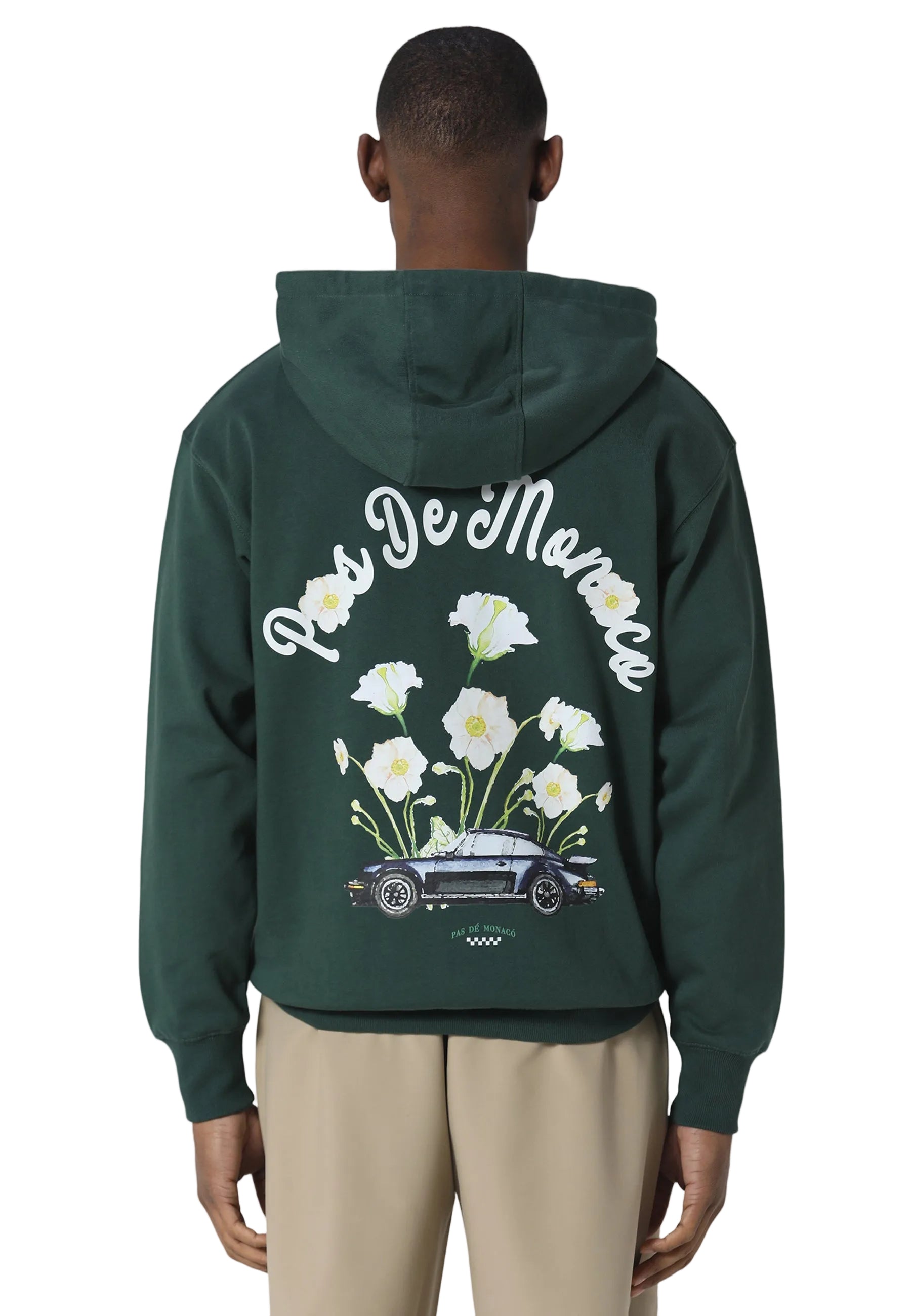 Pas De Monaco Fleur De Route Pedosa Green Hoodie