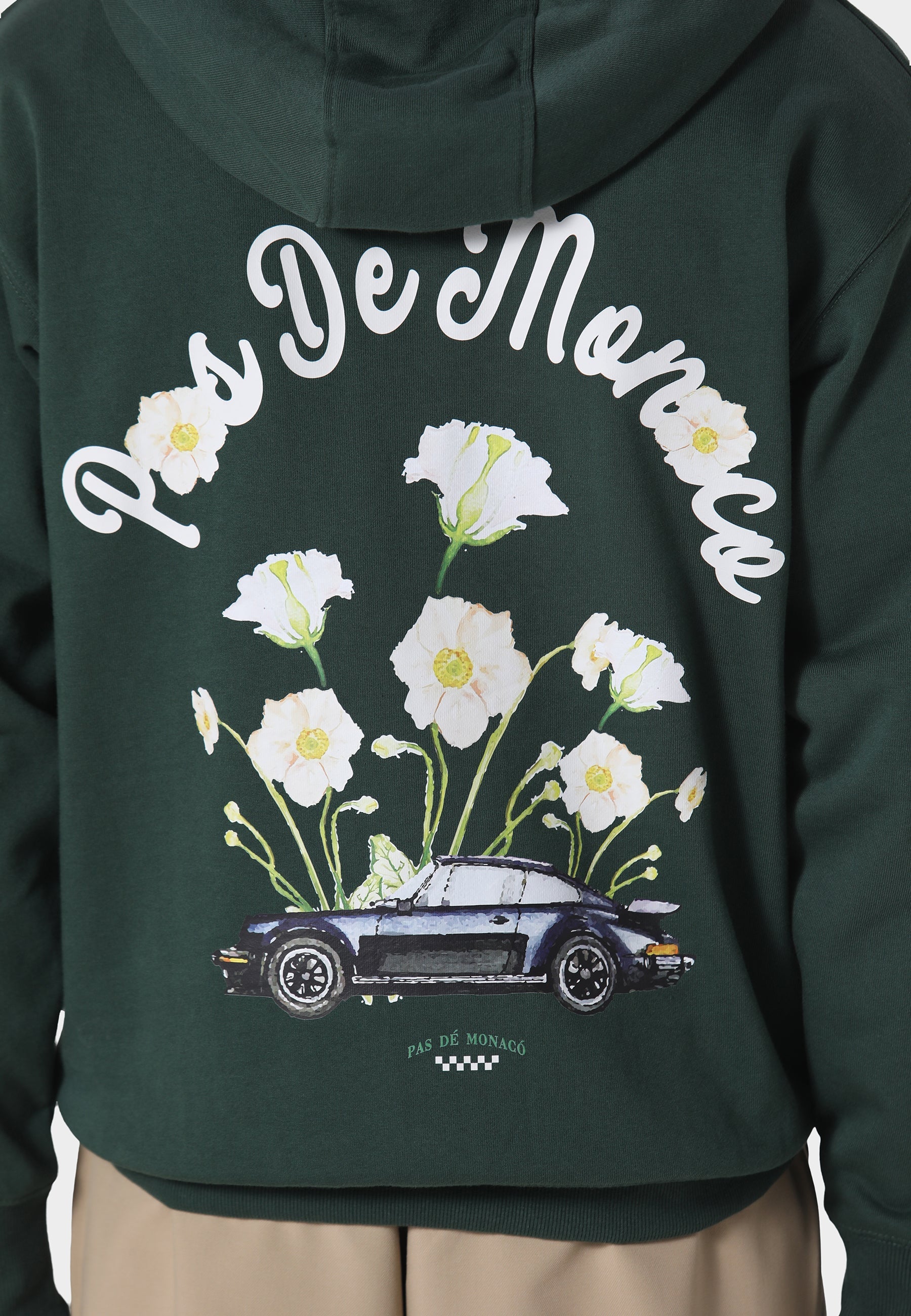Pas De Monaco Fleur De Route Pedosa Green Hoodie