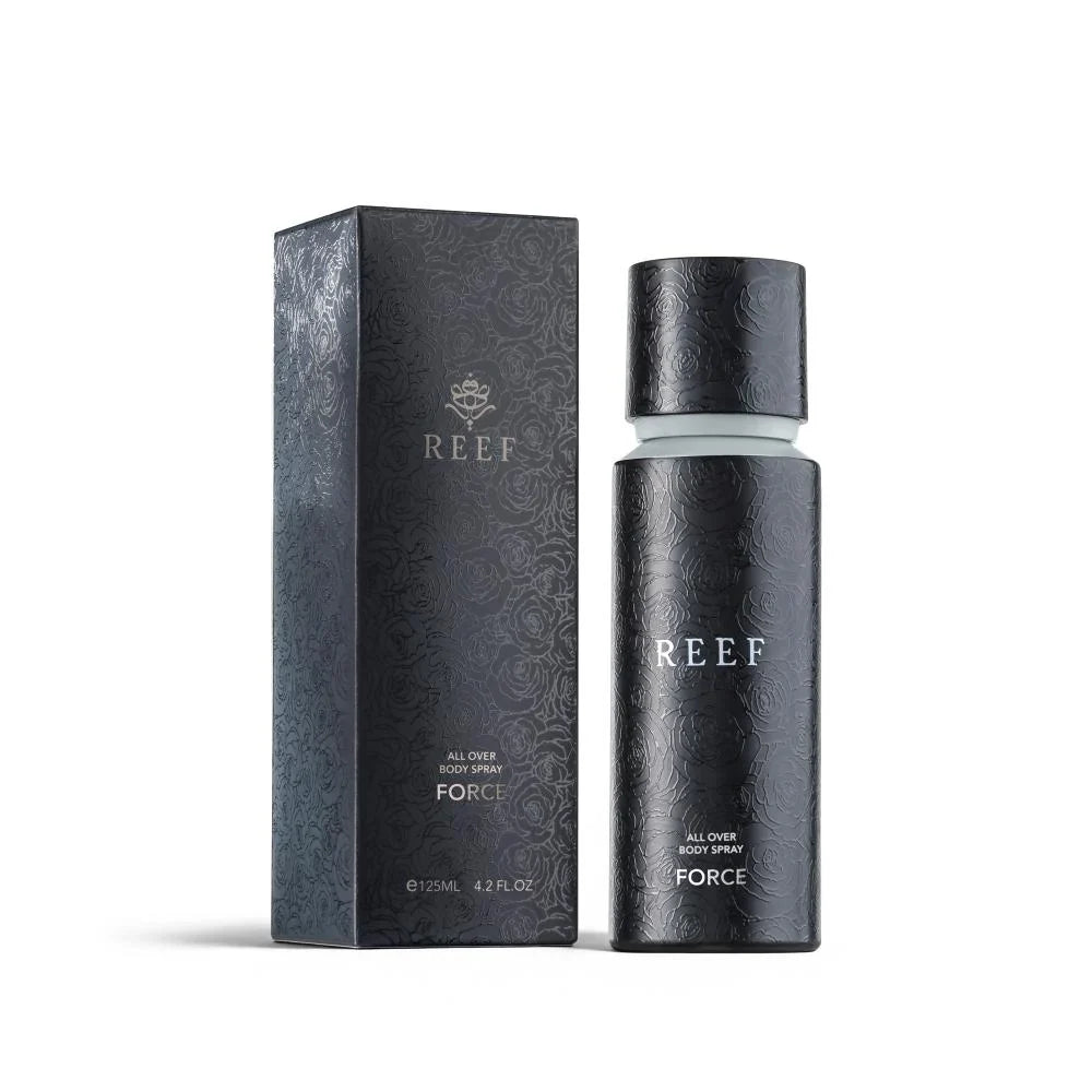 Detail view of REEF Perfumes UK Force All Over Body Spray 125ml Fragrances