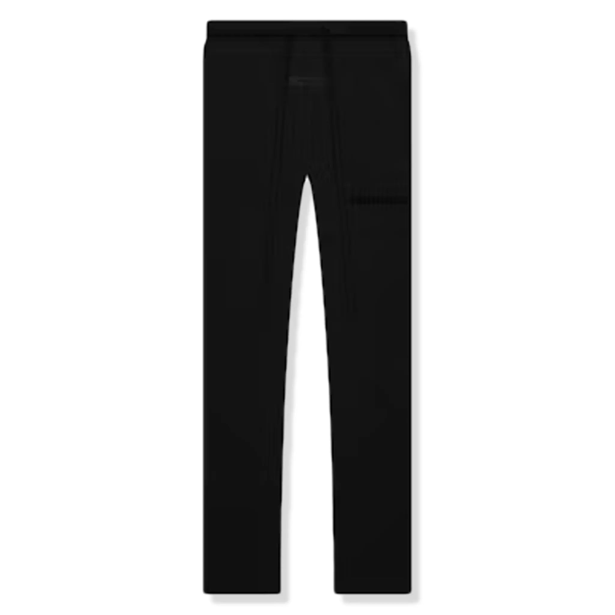 Front image of Fear Of God Essentials Relaxed Black Sweatpants (SS22)